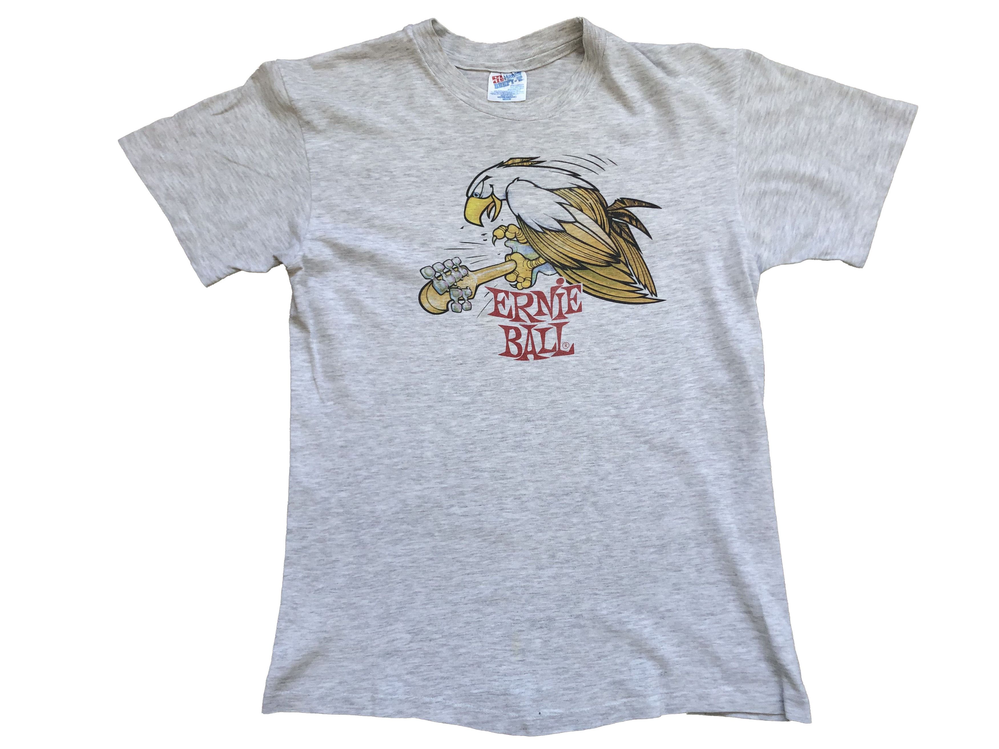 Band Tees × Hanes × Vintage Vintage Ernie Ball Tee 90's Band Shirt Rare Hype Y2K Drill Size US M / EU 48-50 / 2 - 1 Thumbnail