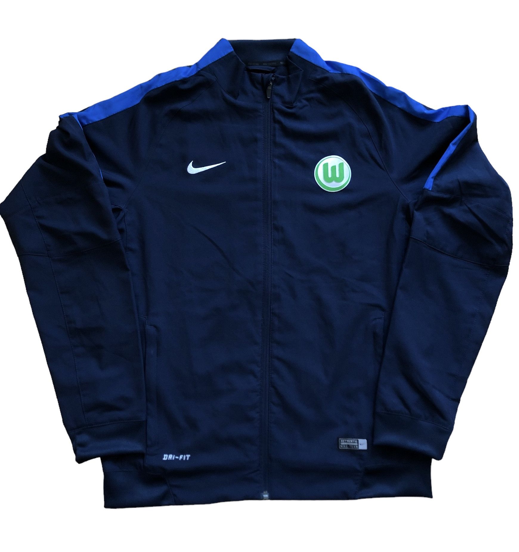 Nike Nike VfL Wolfsburg Football Training Jacket Soccer Rare Size US M / EU 48-50 / 2 - 1 Thumbnail