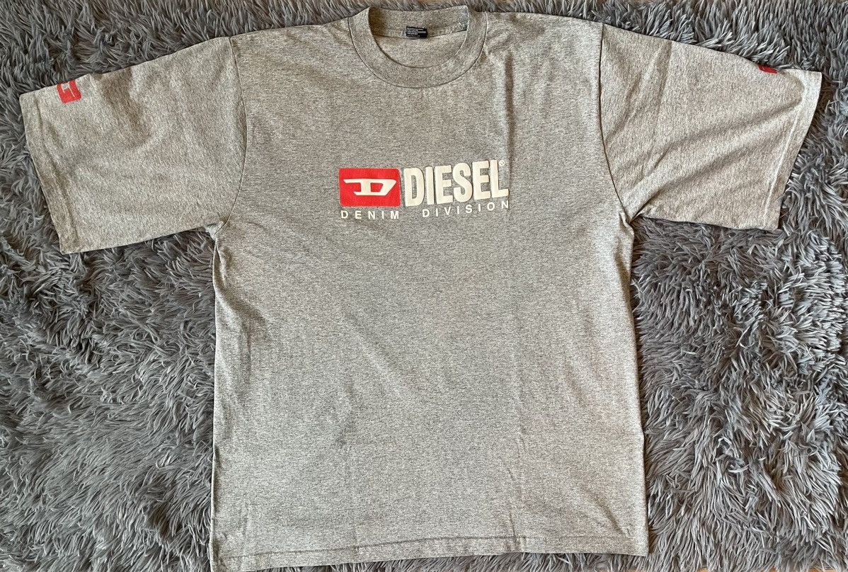 Diesel × Vintage Diesel Y2K vintage iconic logo 00s t-shirt Size US XL / EU 56 / 4 - 2 Thumbnail