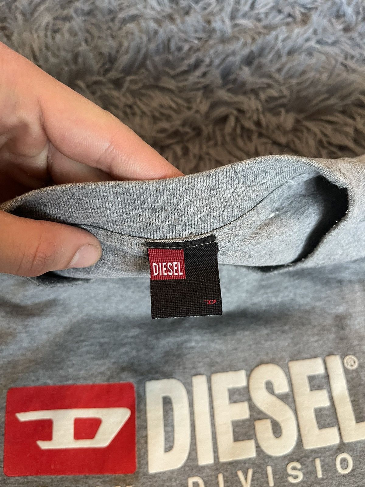 Diesel × Vintage Diesel Y2K vintage iconic logo 00s t-shirt Size US XL / EU 56 / 4 - 5 Thumbnail