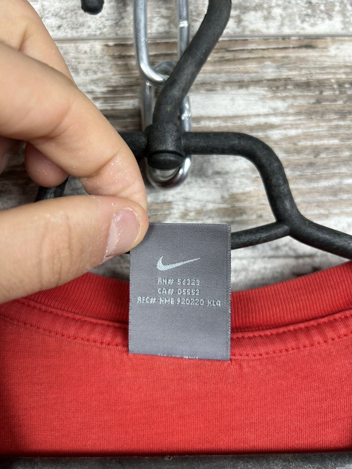 Nike × Vintage Mens Vintage Nike Swoosh T Shirt streetwear y2k rare tee Size US XL / EU 56 / 4 - 9 Thumbnail