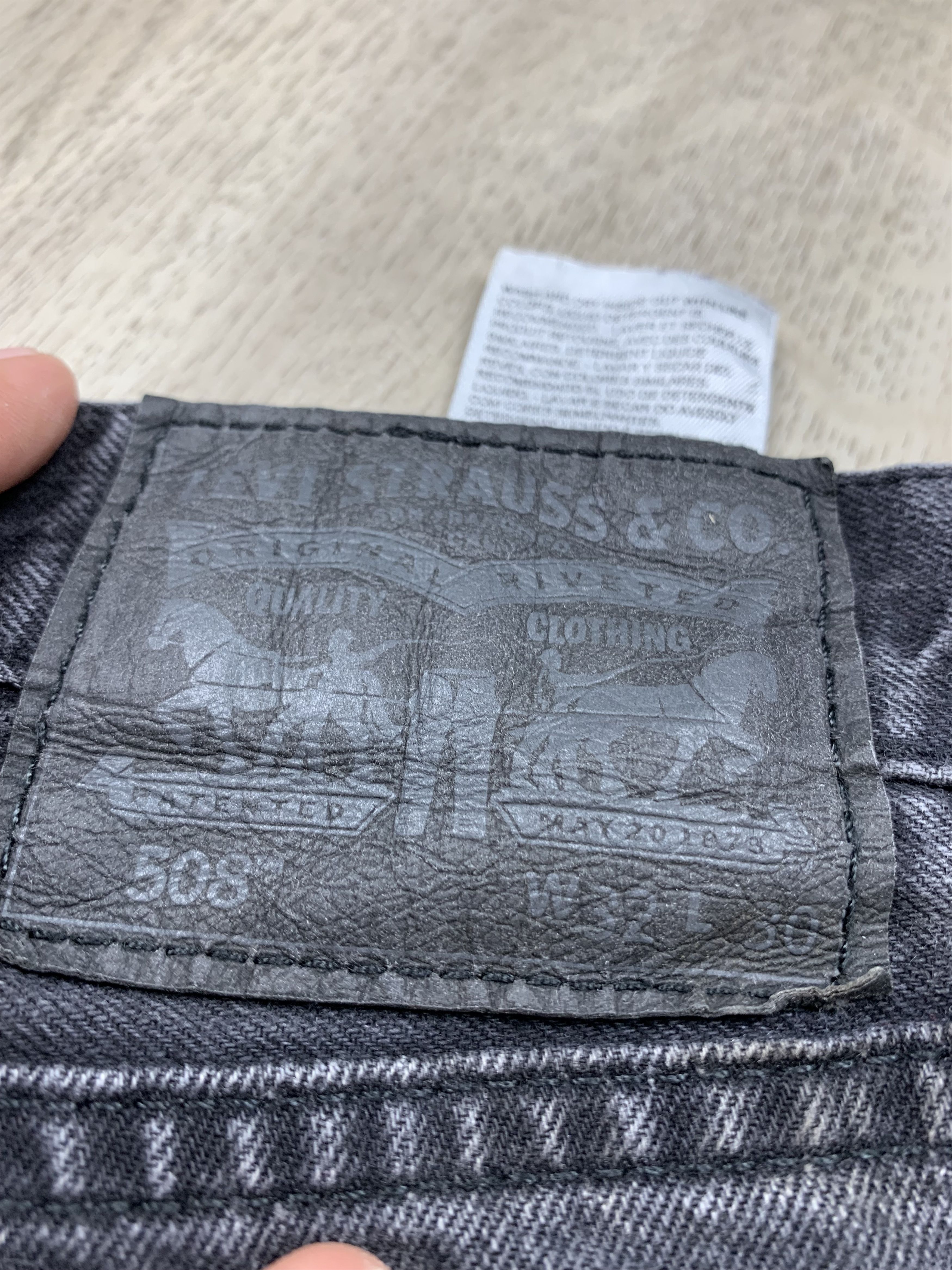 Levi's Levis 508 Vintage Mens Denim Pants Jeans Size US 32 / EU 48 - 3 Thumbnail
