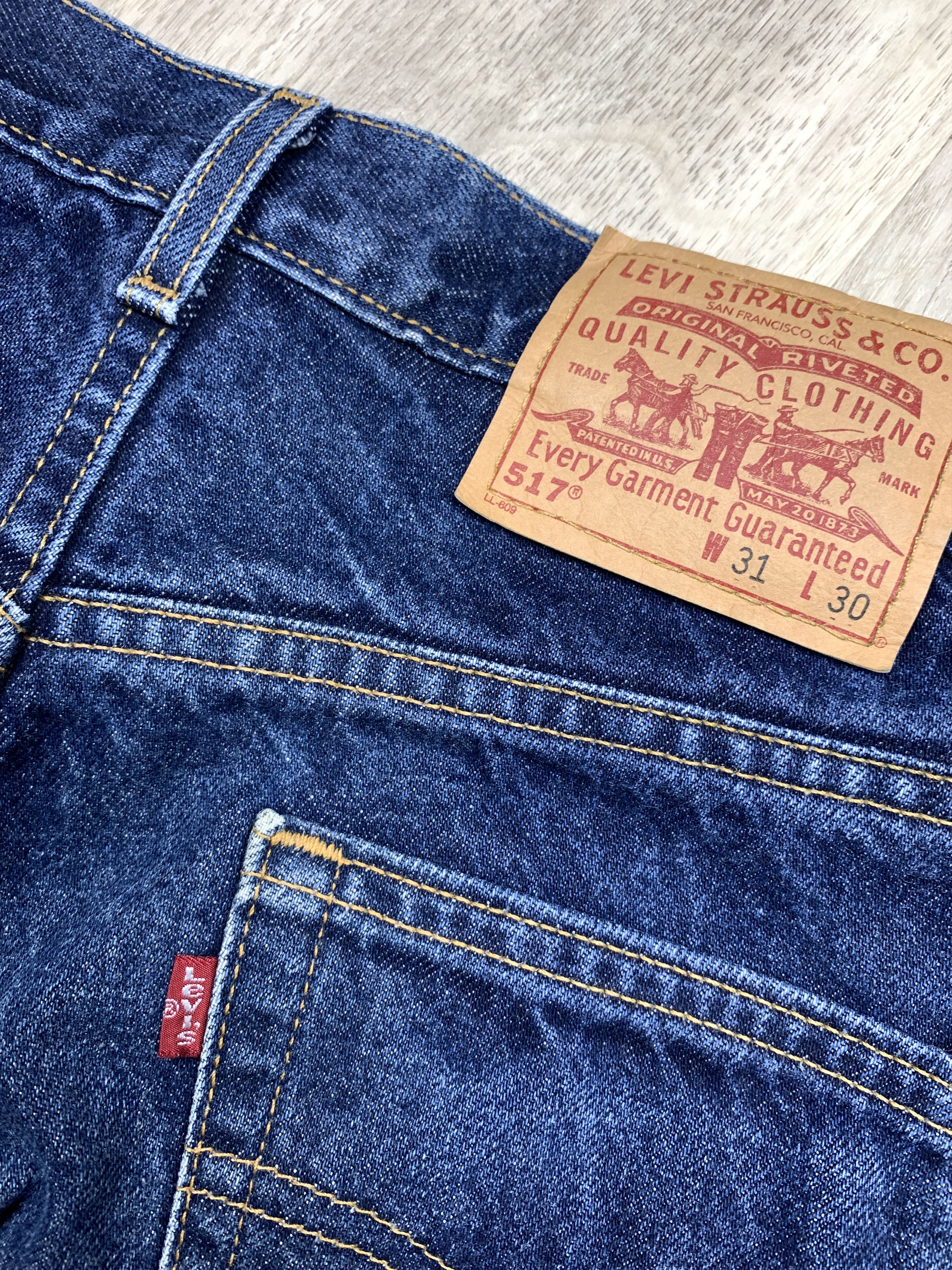 Levi's Levis 517 Vintage Mens Denim Pants Jeans Made In Usa Size US 31 - 3 Thumbnail