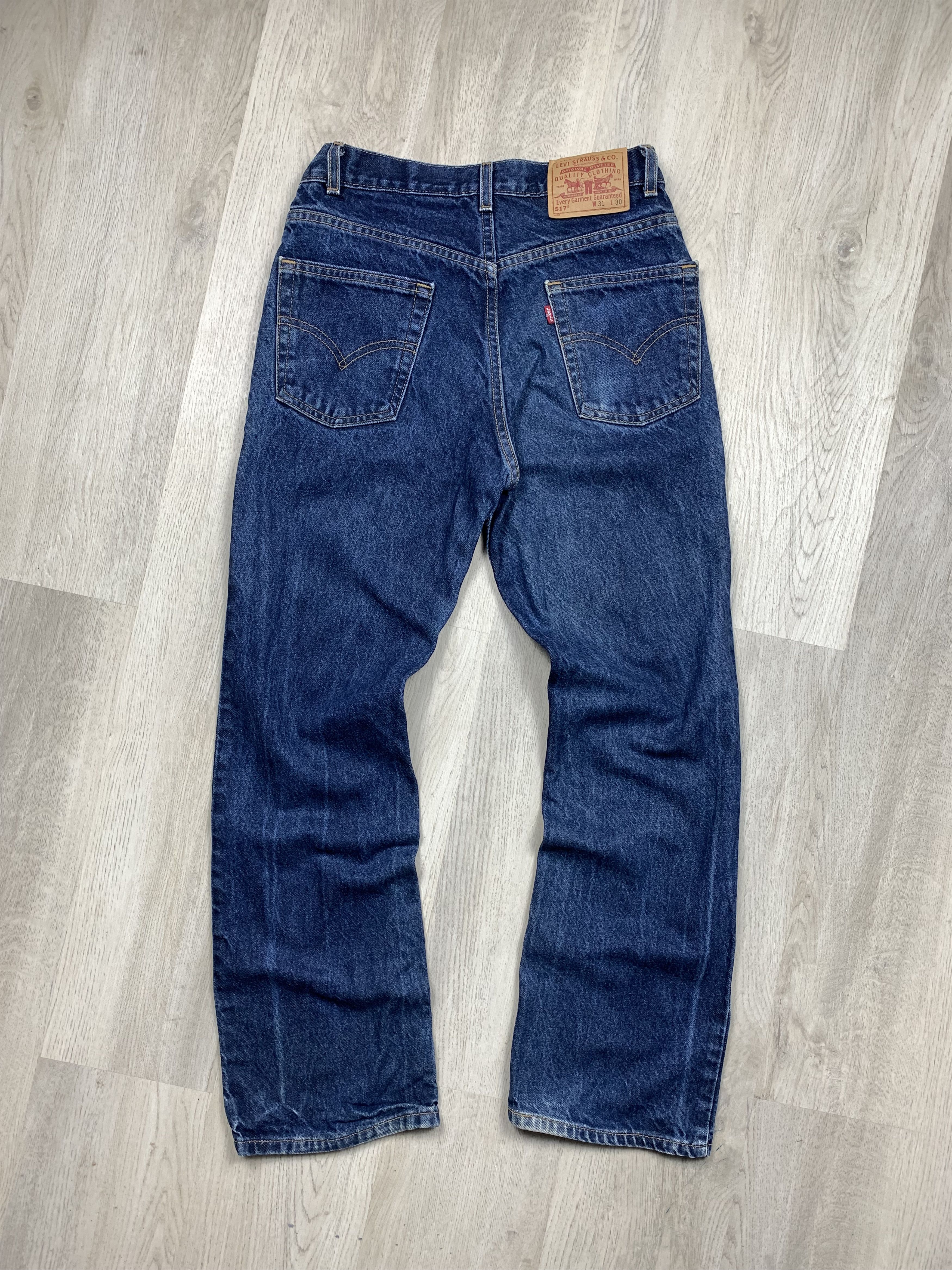 Levi's Levis 517 Vintage Mens Denim Pants Jeans Made In Usa Size US 31 - 1 Thumbnail