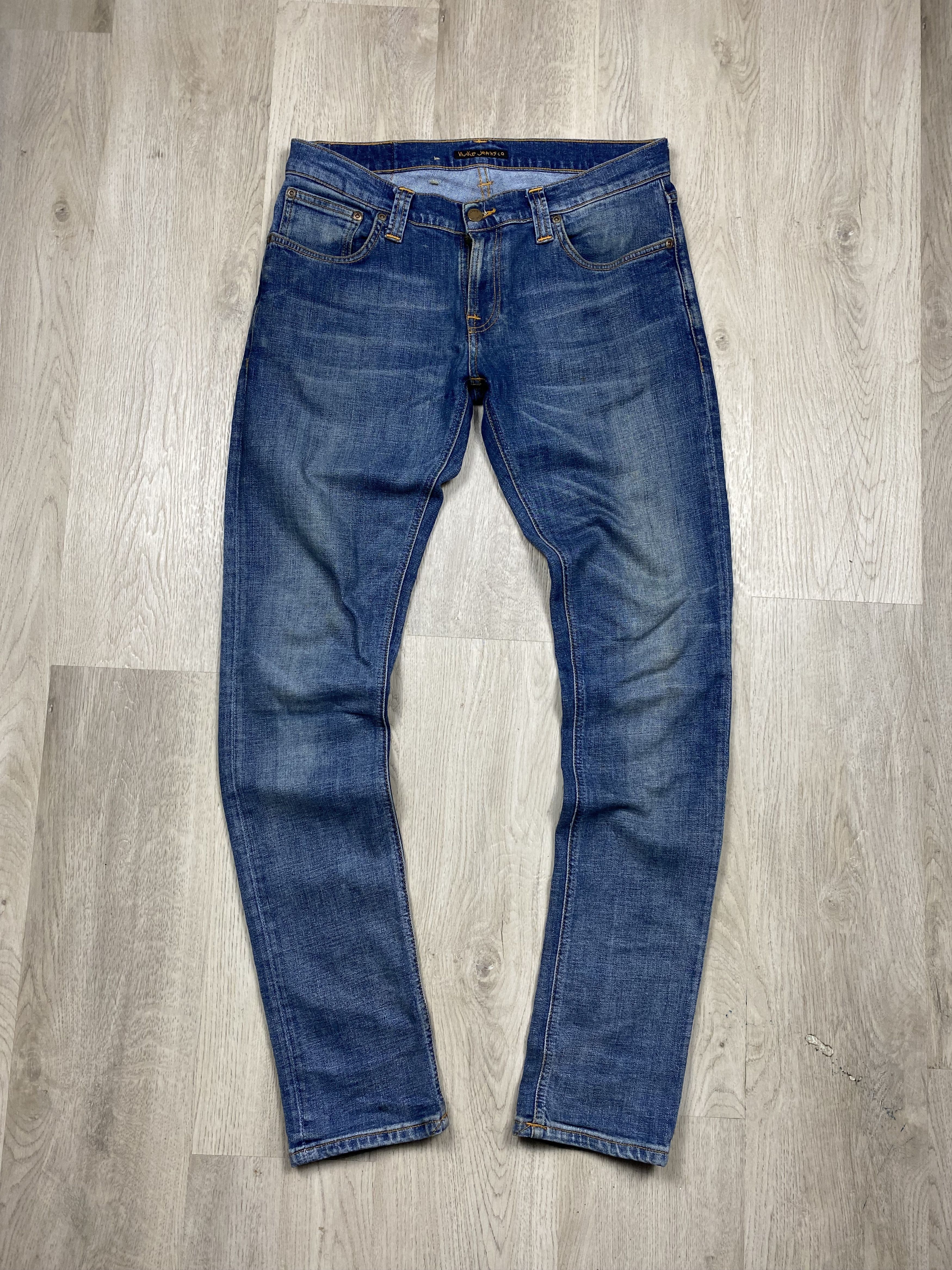 Nudie Jeans Nudie Jeans Tight Long John Vintage Mens Denim Pants Size US 32 / EU 48 - 5 Thumbnail