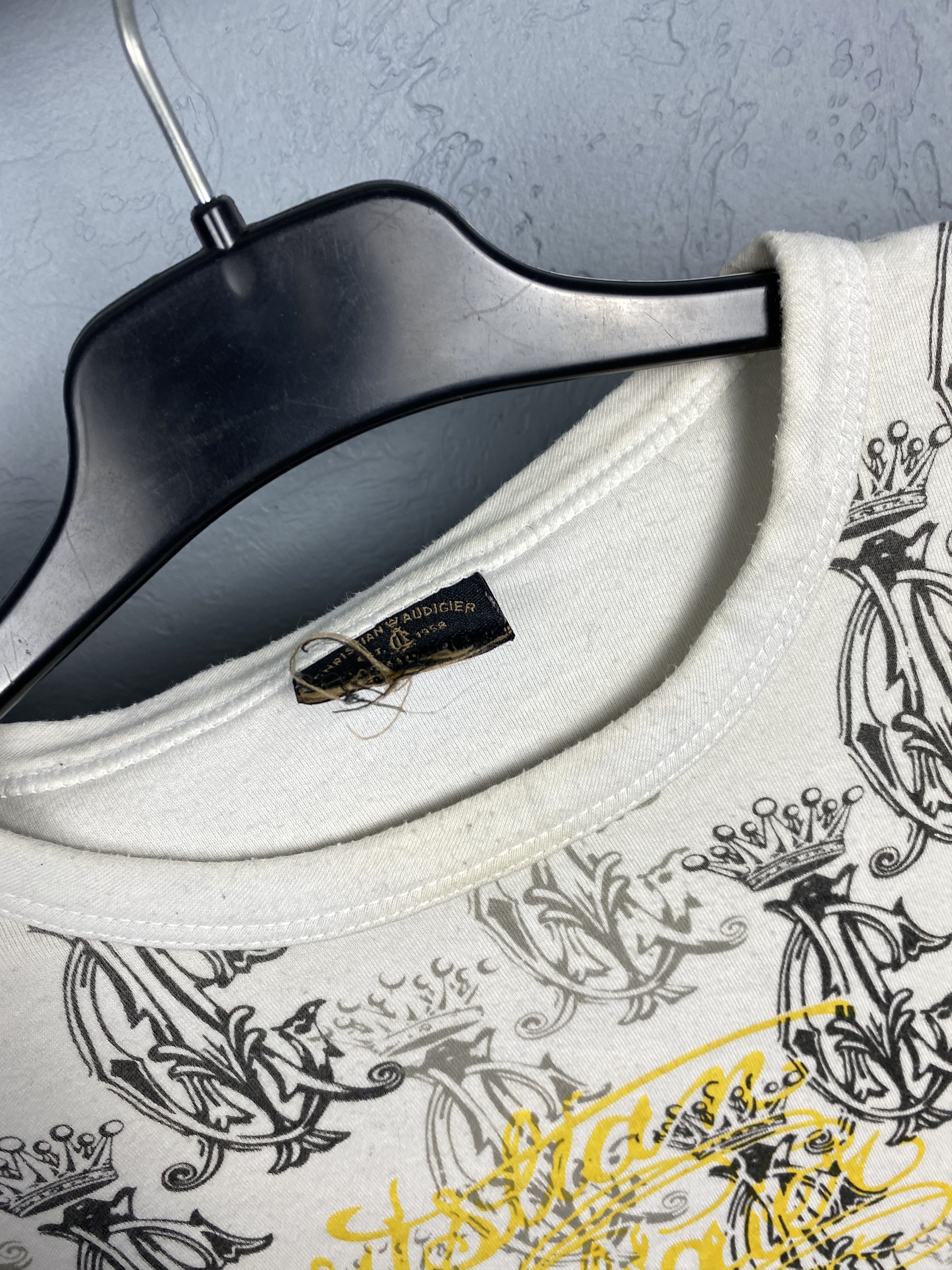 Christian Audigier × Ed Hardy × Vintage Christian Audigier Mens T-Shirt Tee Ed Hardy Size US S / EU 44-46 / 1 - 5 Thumbnail