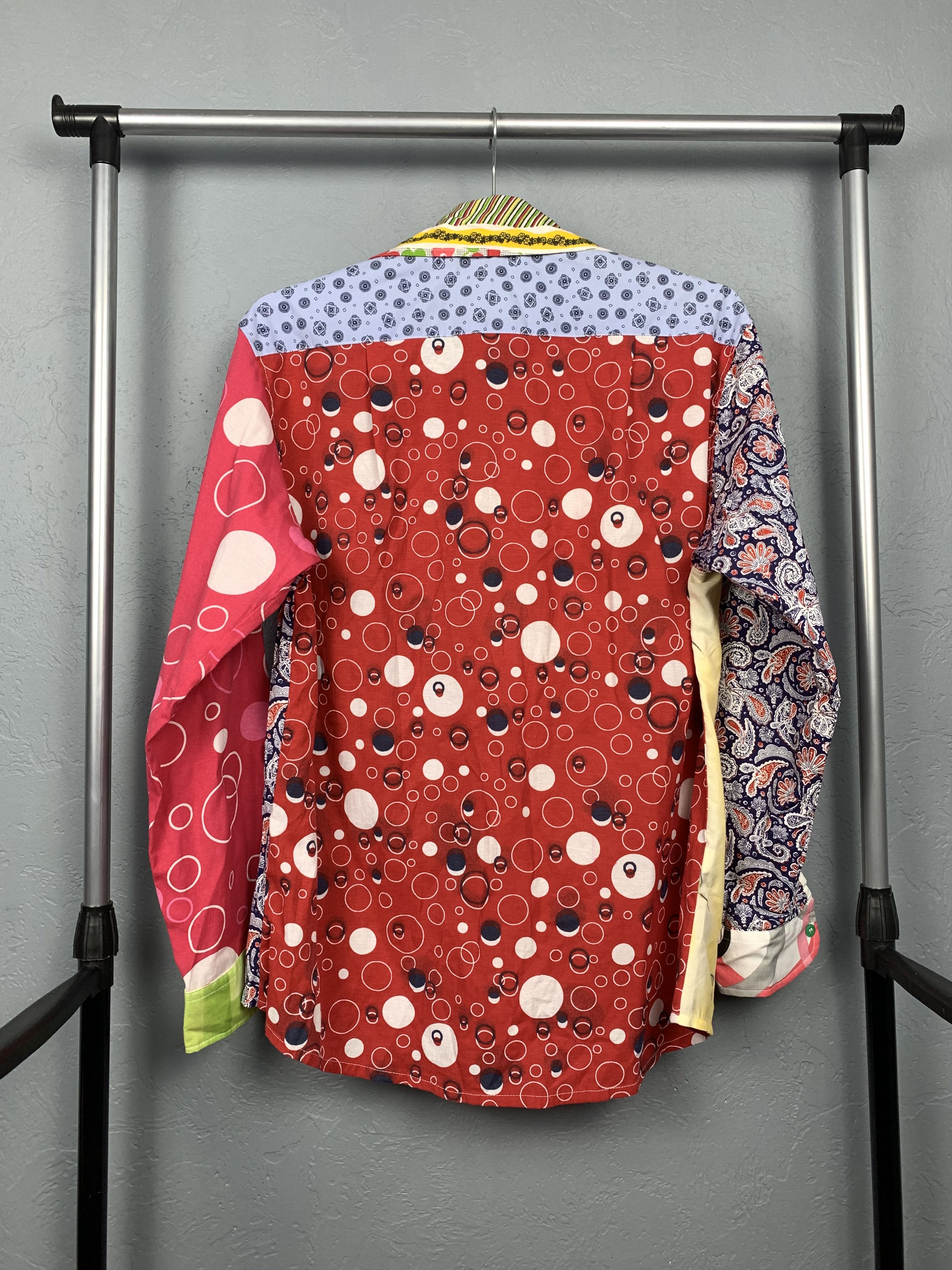 Other Hawaiian Vintage Patchwork Mens Long Sleeve Shirt Size US L / EU 52-54 / 3 - 3 Thumbnail