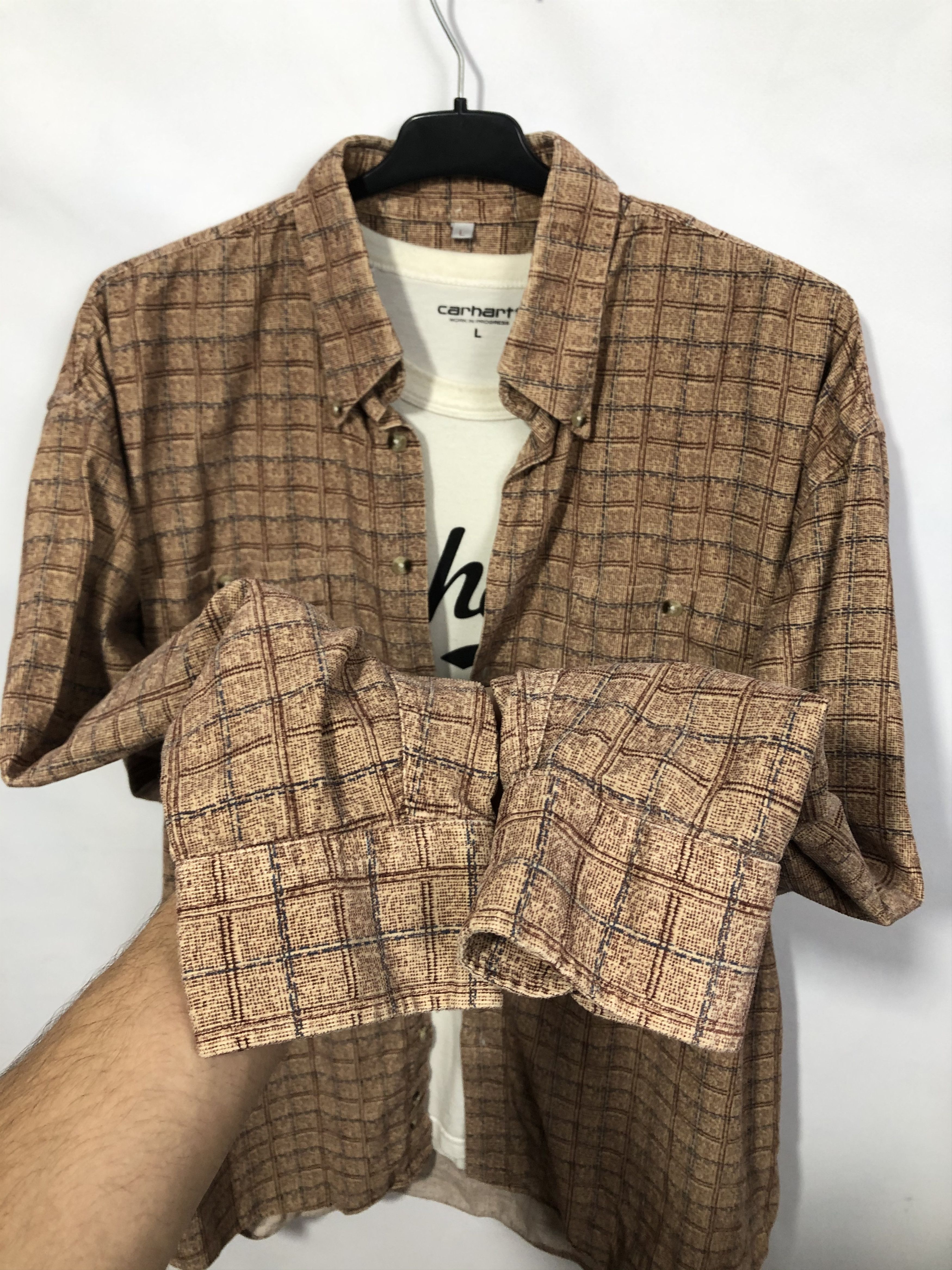 Flannel Vintage Flannel Shirt Travis style Size US XL / EU 56 / 4 - 3 Thumbnail