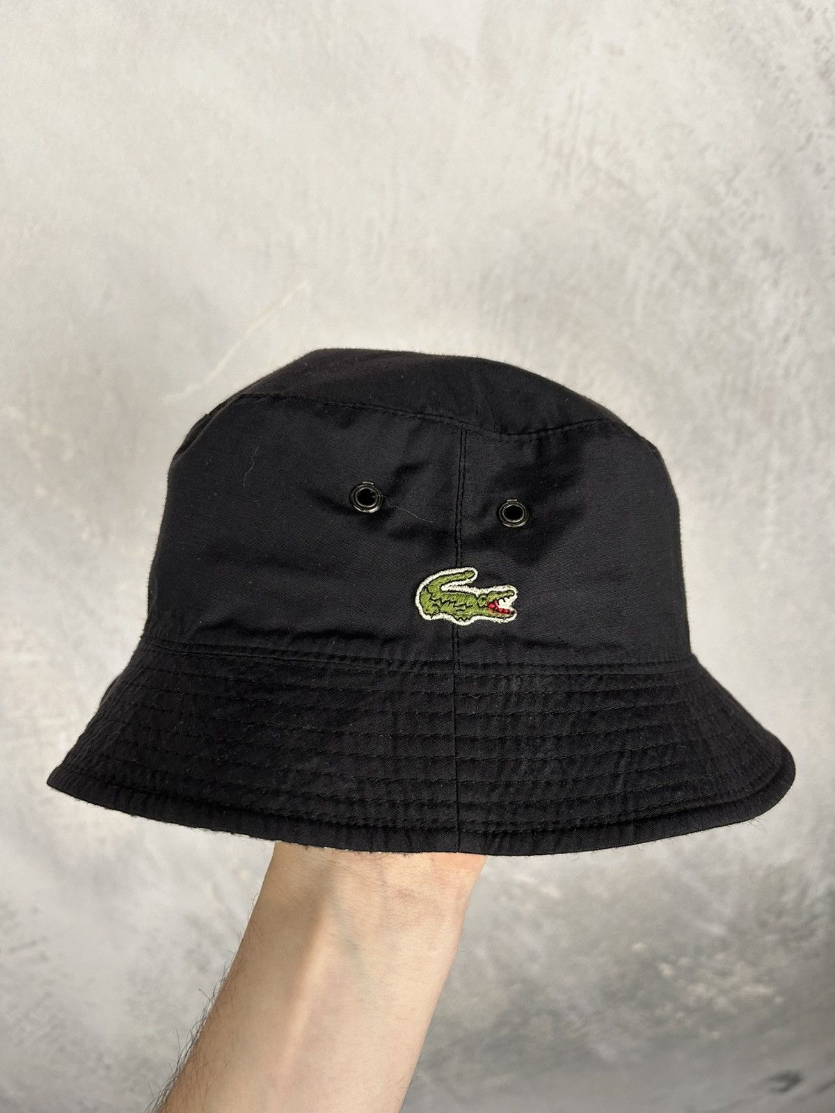 Lacoste Vintage Lacoste Reversible Bucket Hat Streetwear Luxury Size ONE SIZE - 5 Thumbnail
