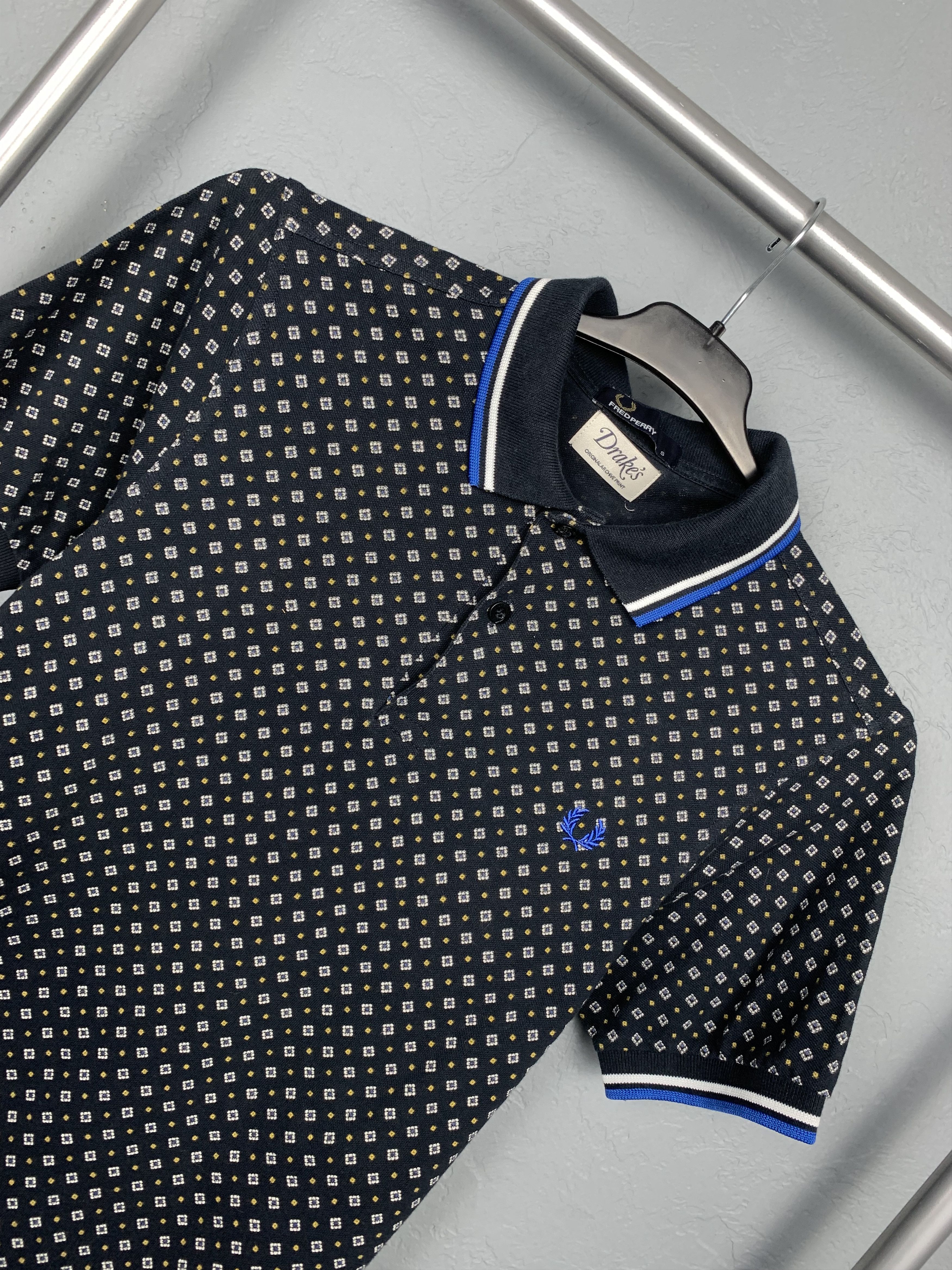 Drake's Fred Perry x Drakes Vintage Mens Polo Shirt Size US S / EU 44-46 / 1 - 2 Thumbnail