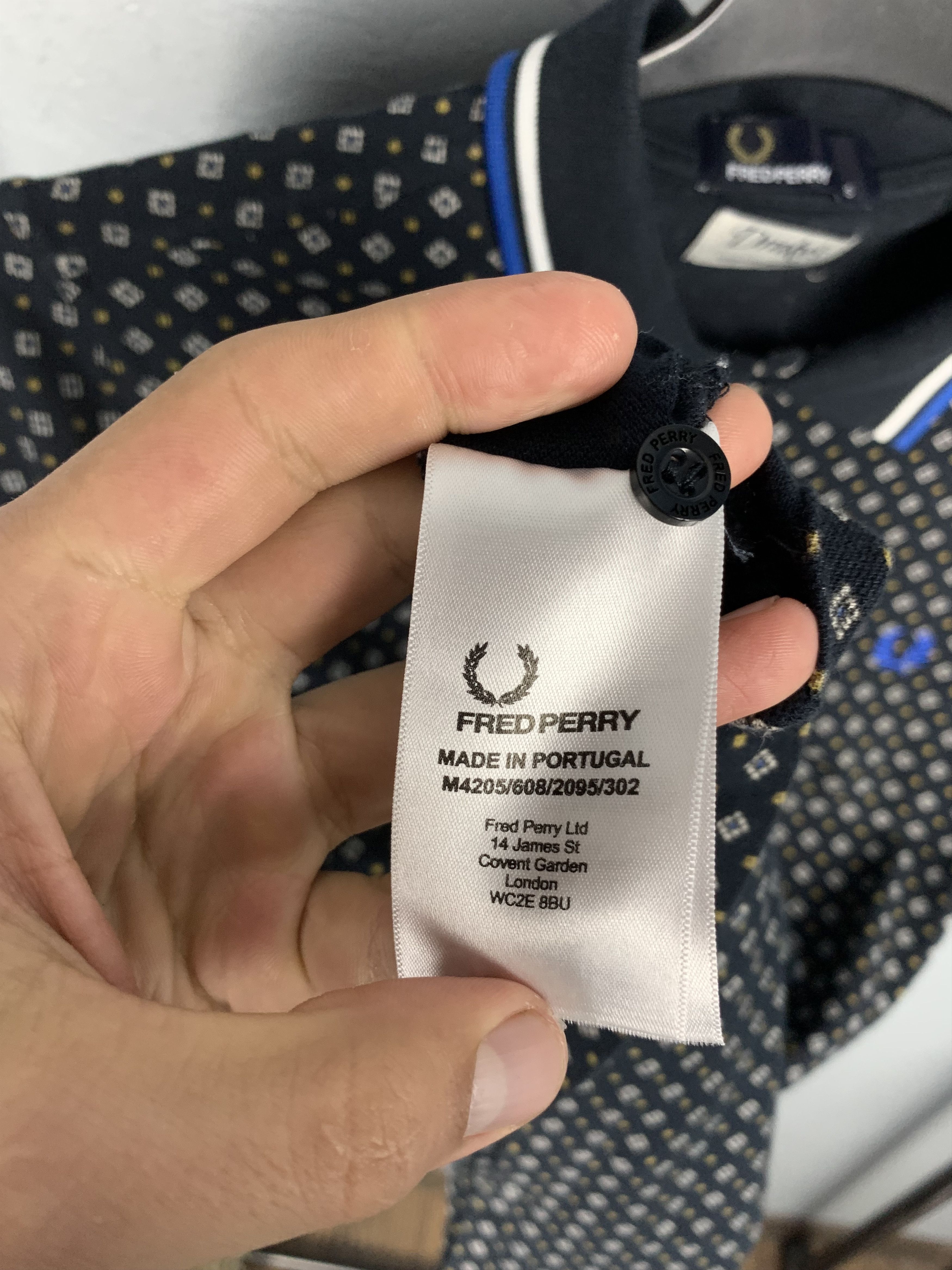 Drake's Fred Perry x Drakes Vintage Mens Polo Shirt Size US S / EU 44-46 / 1 - 4 Thumbnail