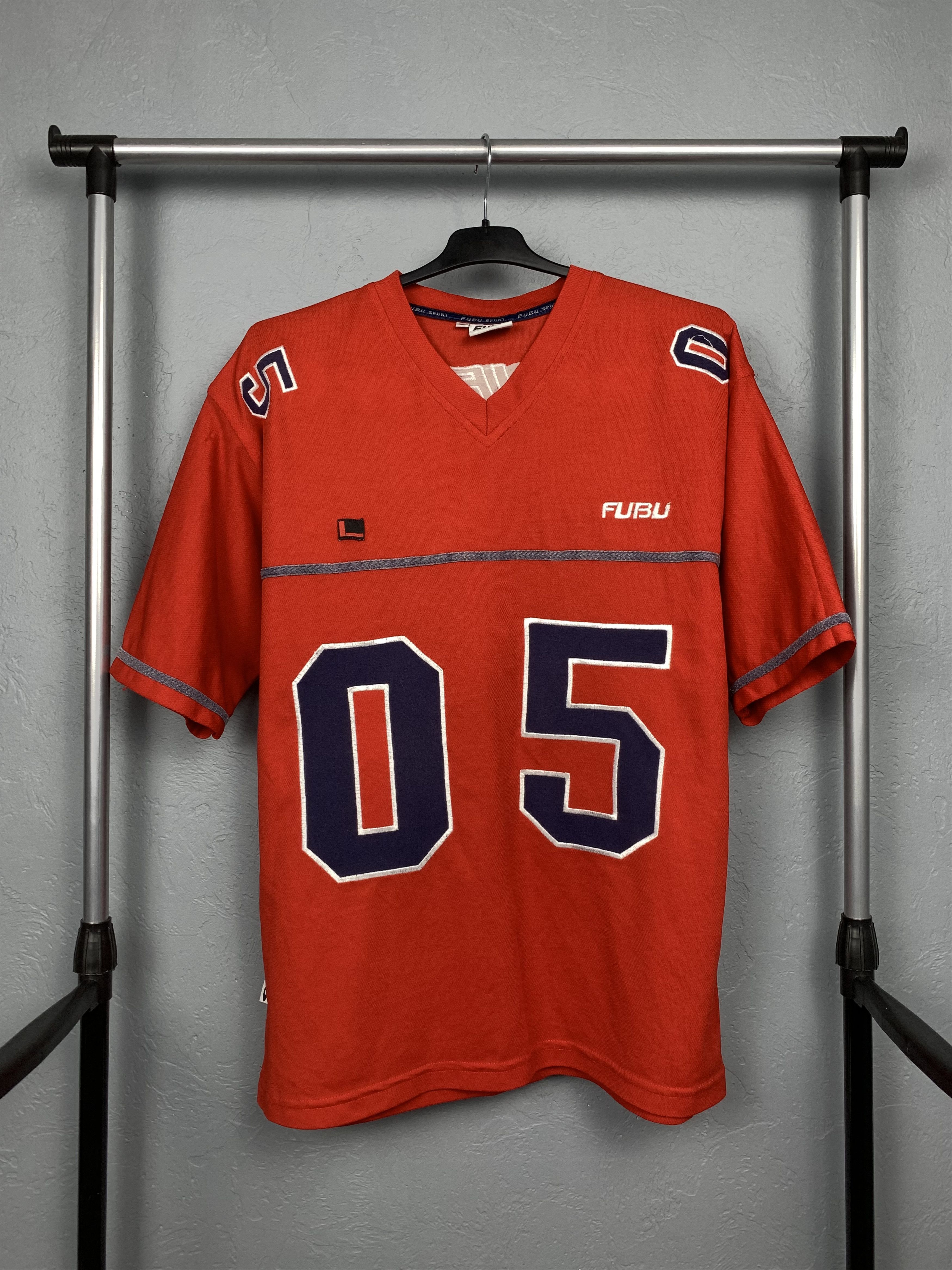 Fubu × Vintage FUBU 90s Vintage Jersey Hip Hop Rap Vintage Tee Size US XL / EU 56 / 4 - 1 Thumbnail