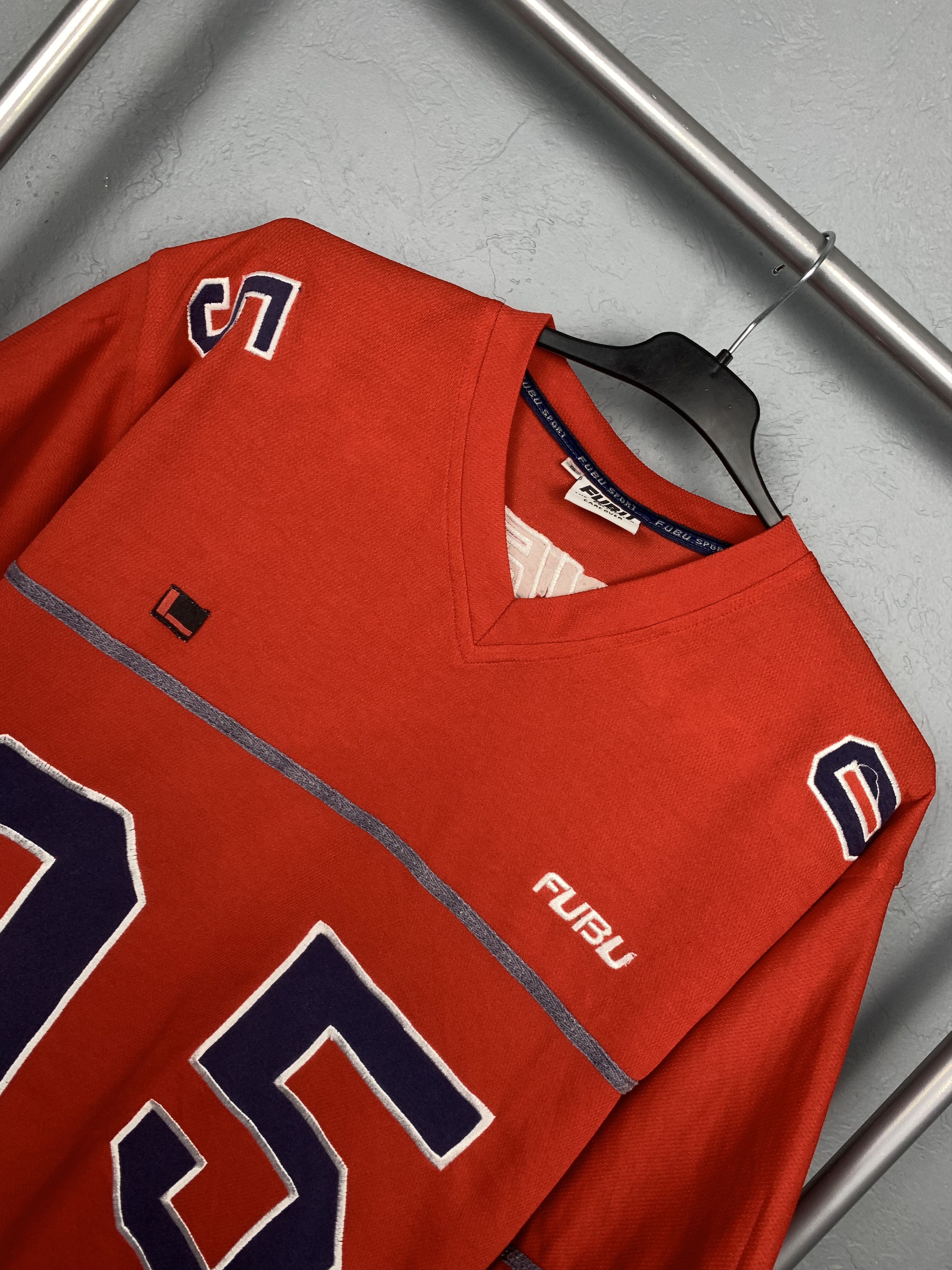 Fubu × Vintage FUBU 90s Vintage Jersey Hip Hop Rap Vintage Tee Size US XL / EU 56 / 4 - 2 Thumbnail