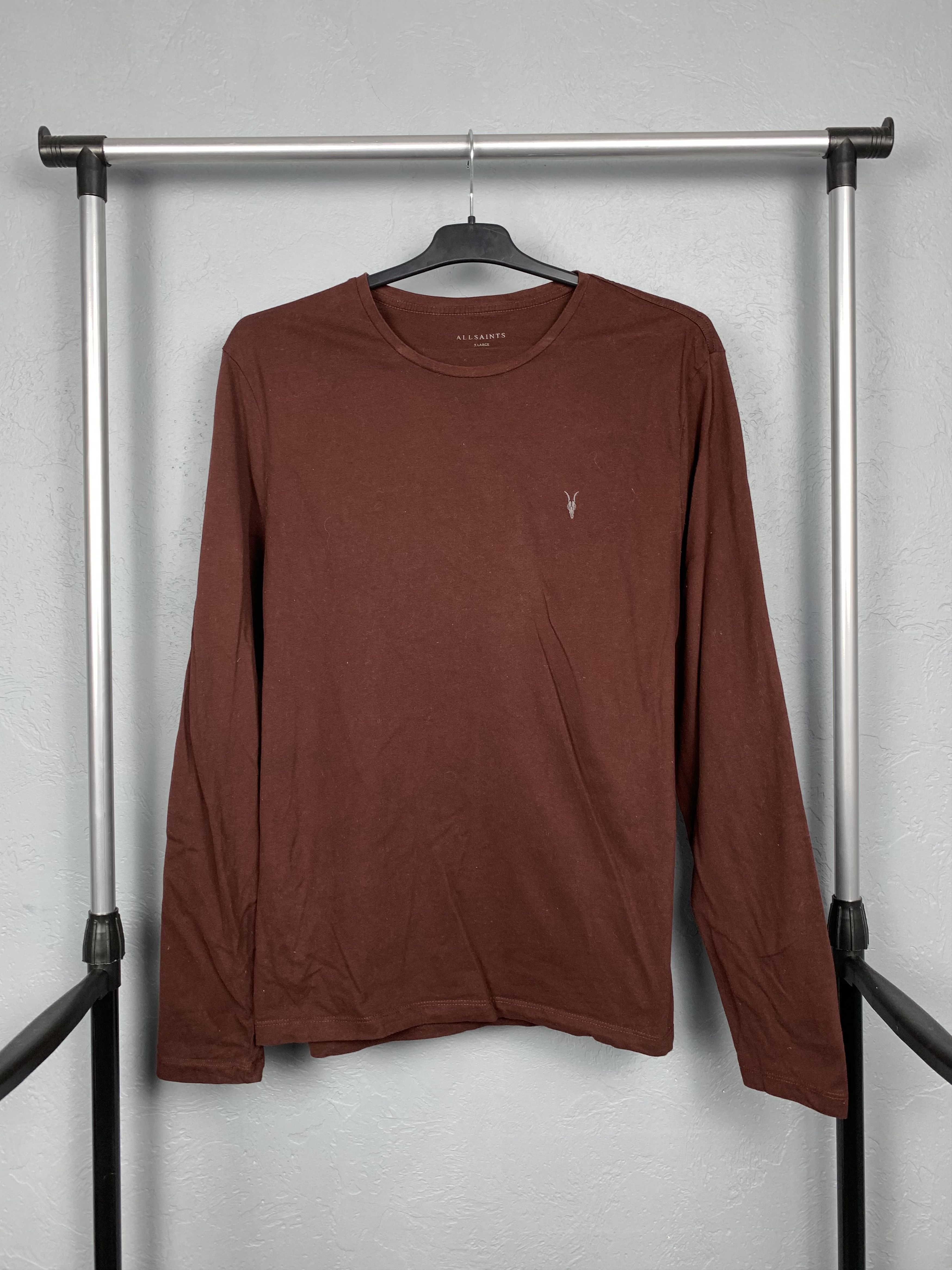 Allsaints Allsaints Mens Long Sleeve T-Shirts Tee Size US XL / EU 56 / 4 - 1 Thumbnail