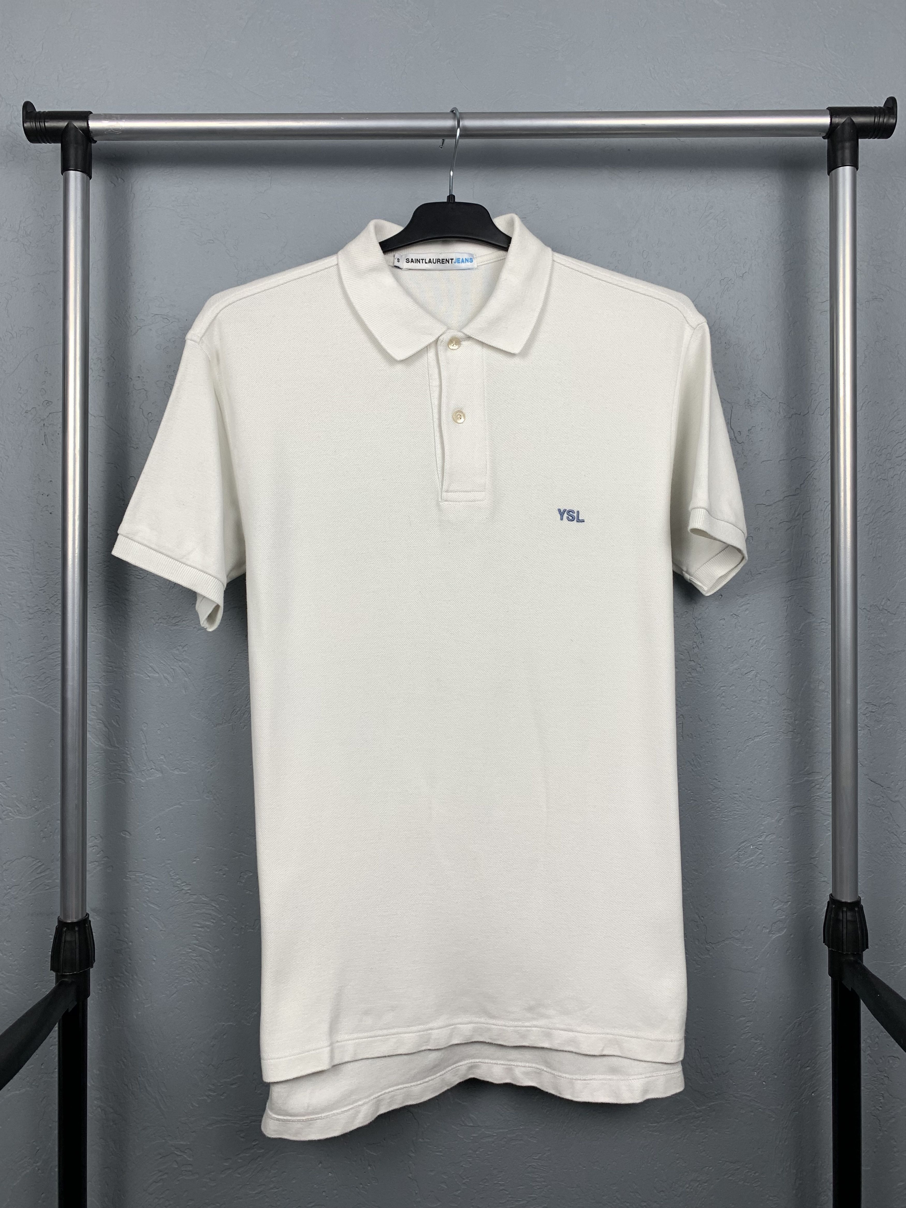 Yves Saint Laurent Yves Saint Laurent YSL Mens Polo Shirt Size US S / EU 44-46 / 1 - 1 Thumbnail