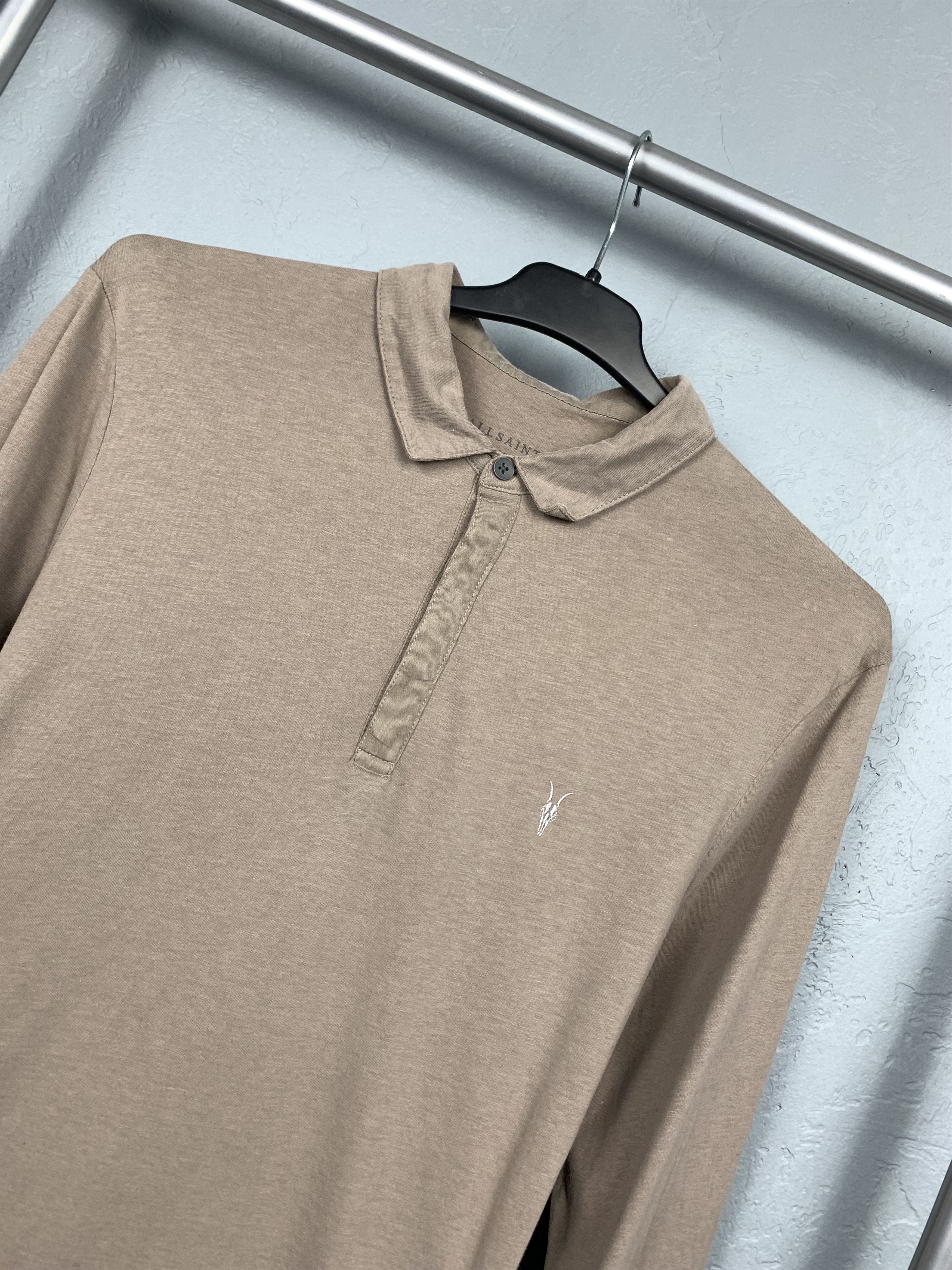 Allsaints Allsaints Vintage Mens Long Sleeve Polo T-Shirts Tee Size US S / EU 44-46 / 1 - 2 Thumbnail