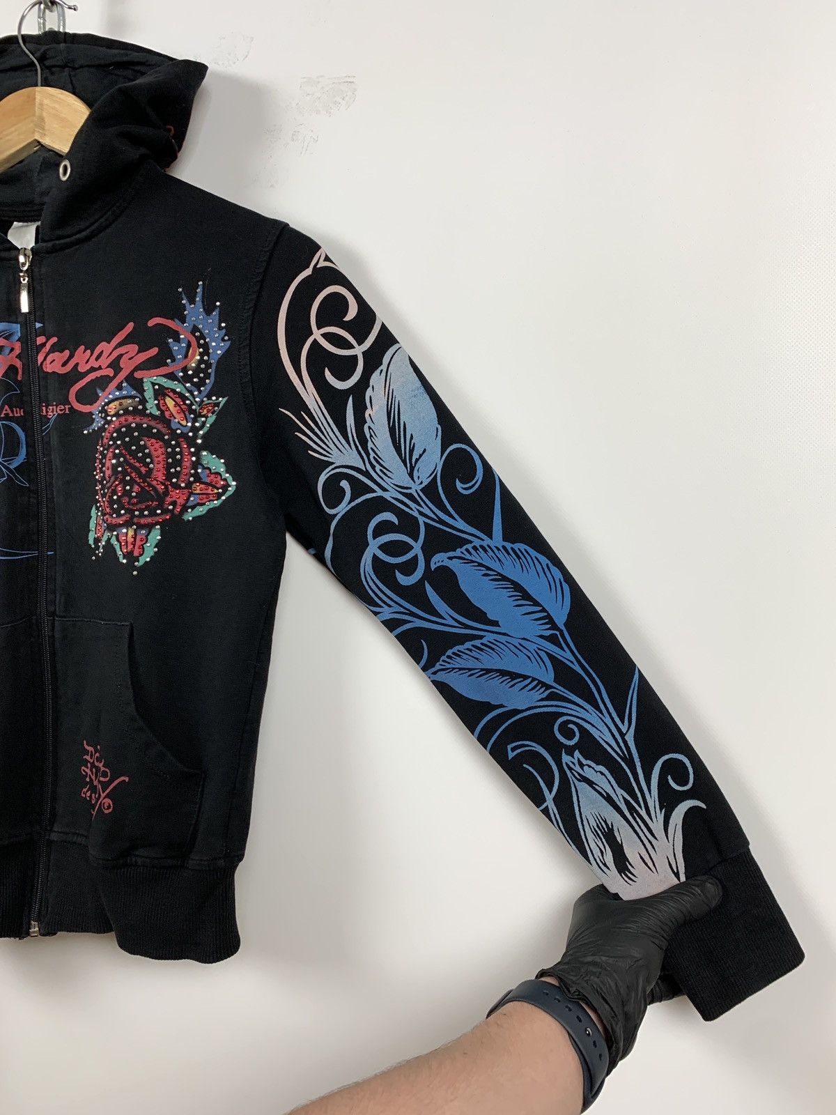 Christian Audigier Women’s Ed Hardy by Christian Audigier Skull Hoodie Size M / US 6-8 / IT 42-44 - 15 Thumbnail
