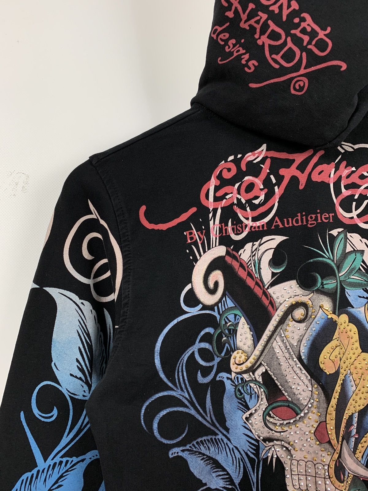 Christian Audigier Women’s Ed Hardy by Christian Audigier Skull Hoodie Size M / US 6-8 / IT 42-44 - 17 Thumbnail