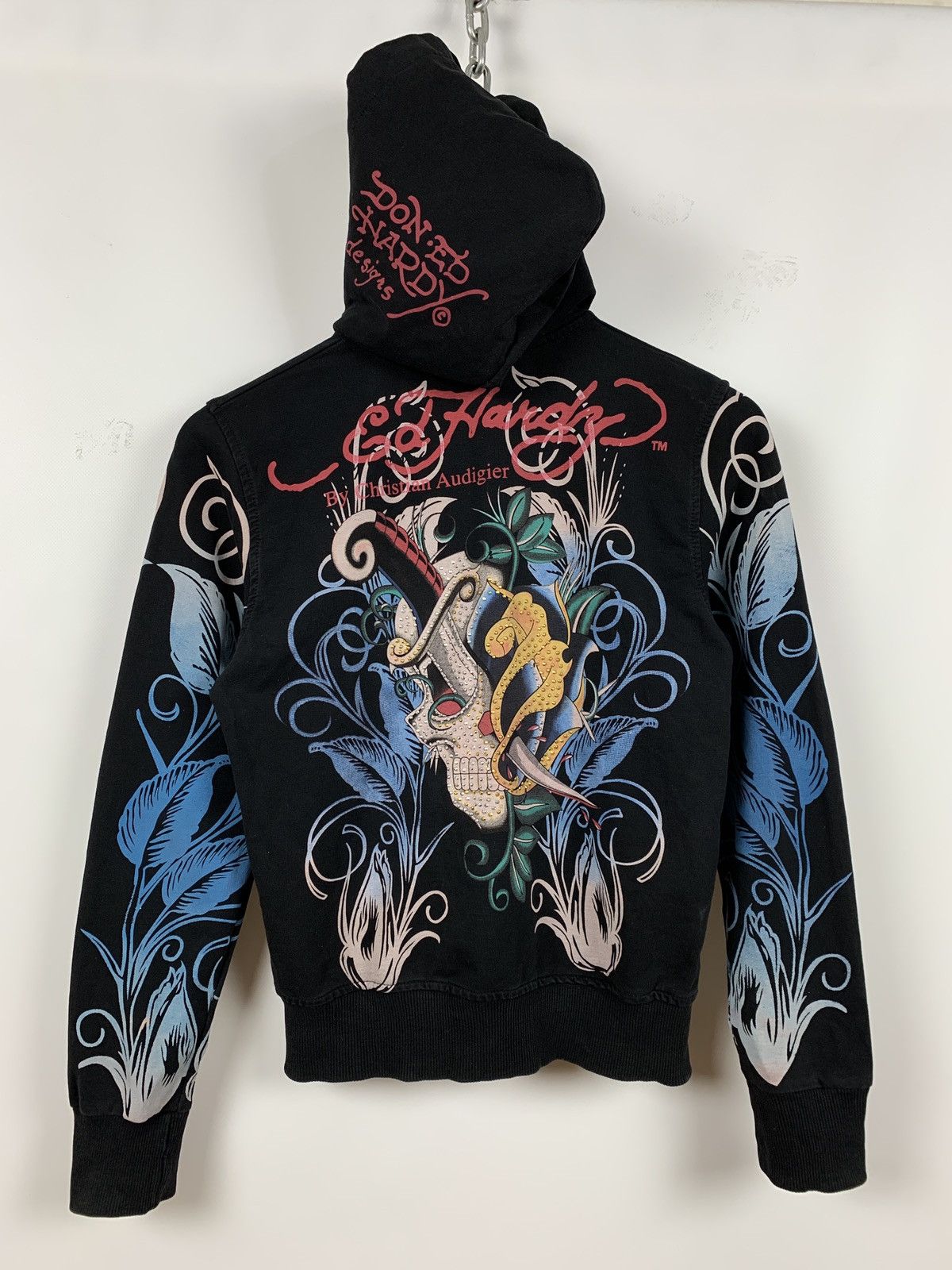 Christian Audigier Women’s Ed Hardy by Christian Audigier Skull Hoodie Size M / US 6-8 / IT 42-44 - 1 Thumbnail