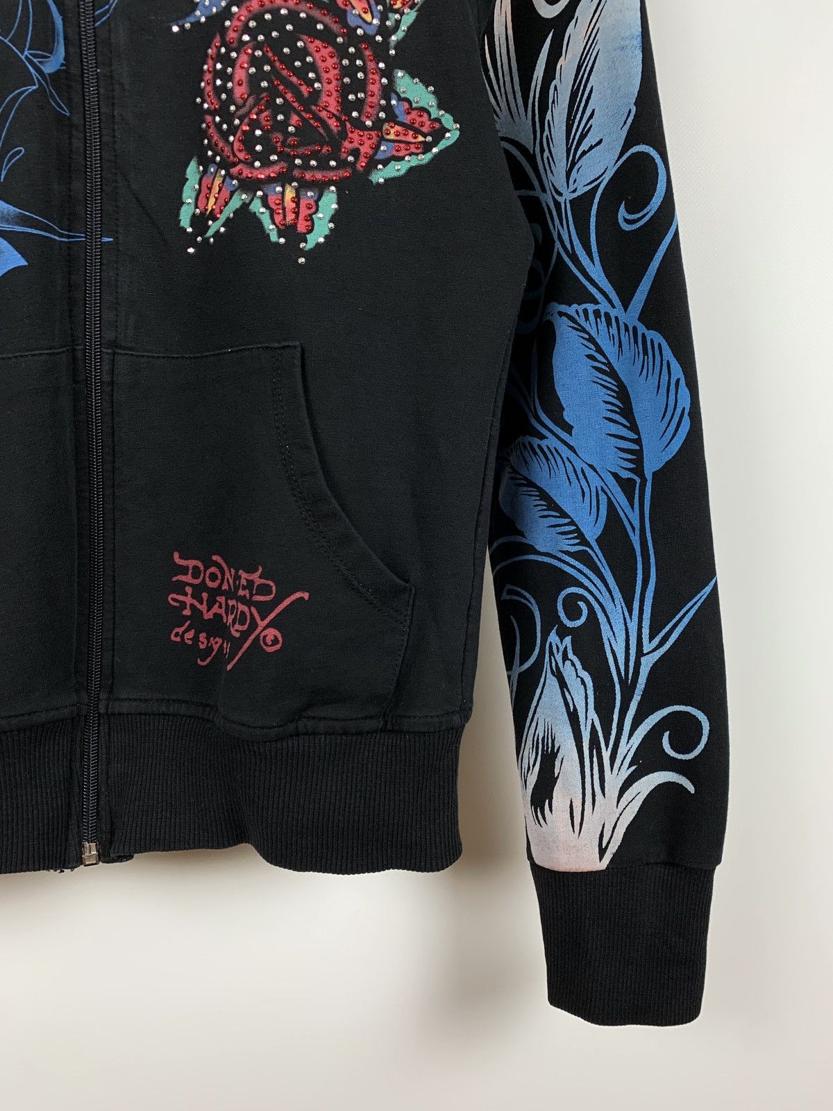 Christian Audigier Women’s Ed Hardy by Christian Audigier Skull Hoodie Size M / US 6-8 / IT 42-44 - 12 Thumbnail