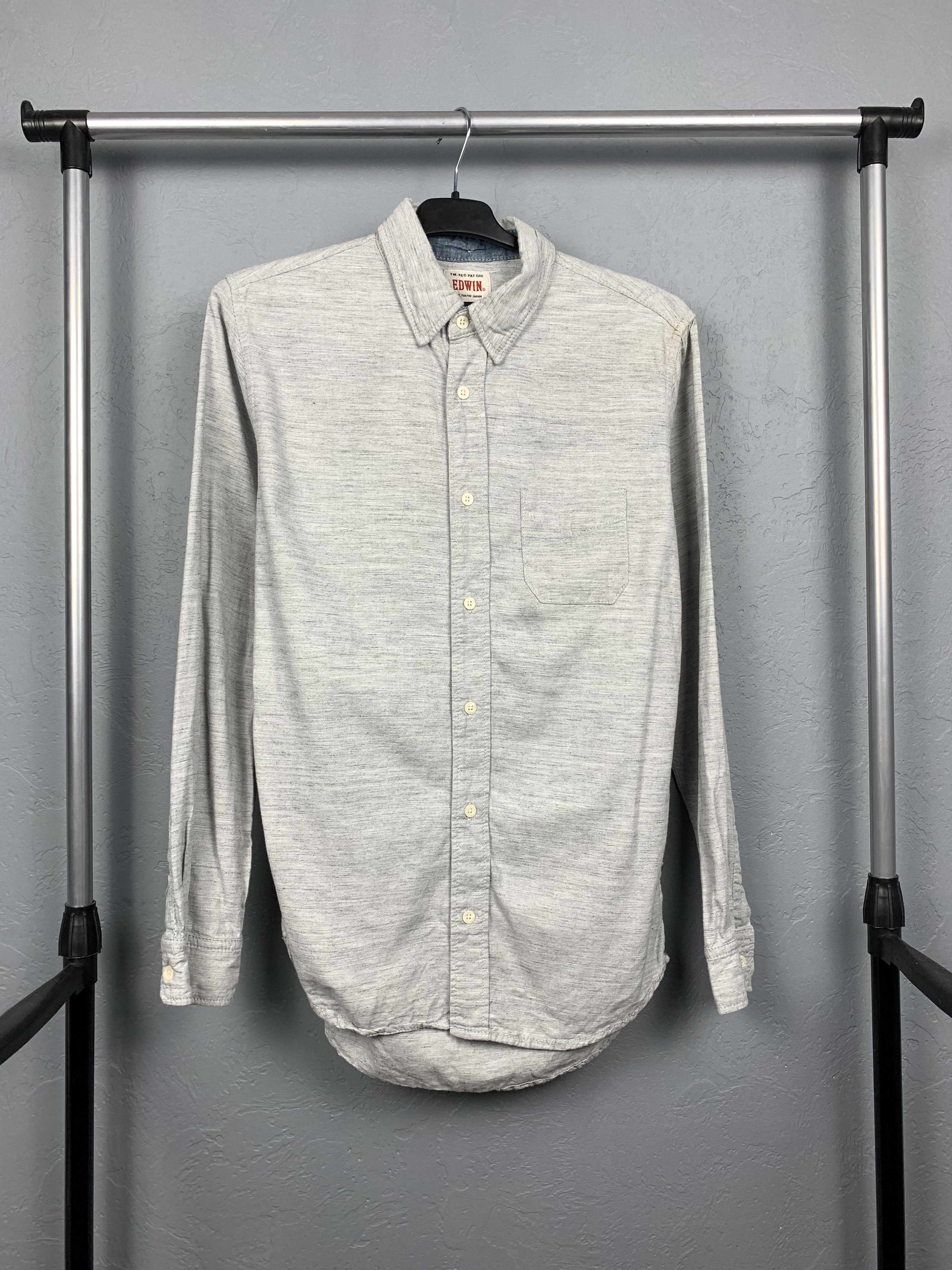 Edwin Edwin Mens Long Sleeve Shirt Size US M / EU 48-50 / 2 - 1 Thumbnail