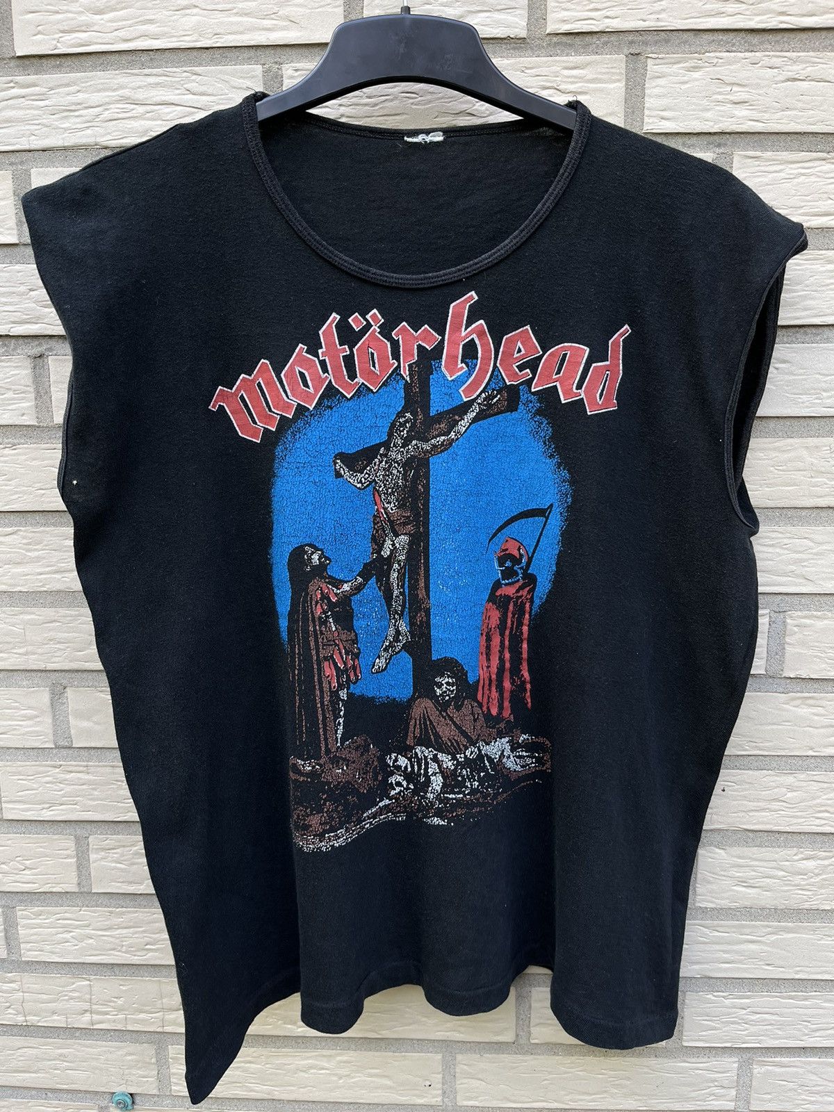 Band Tees × Vintage 80s Motörhead Crucifixion Rare Vintage