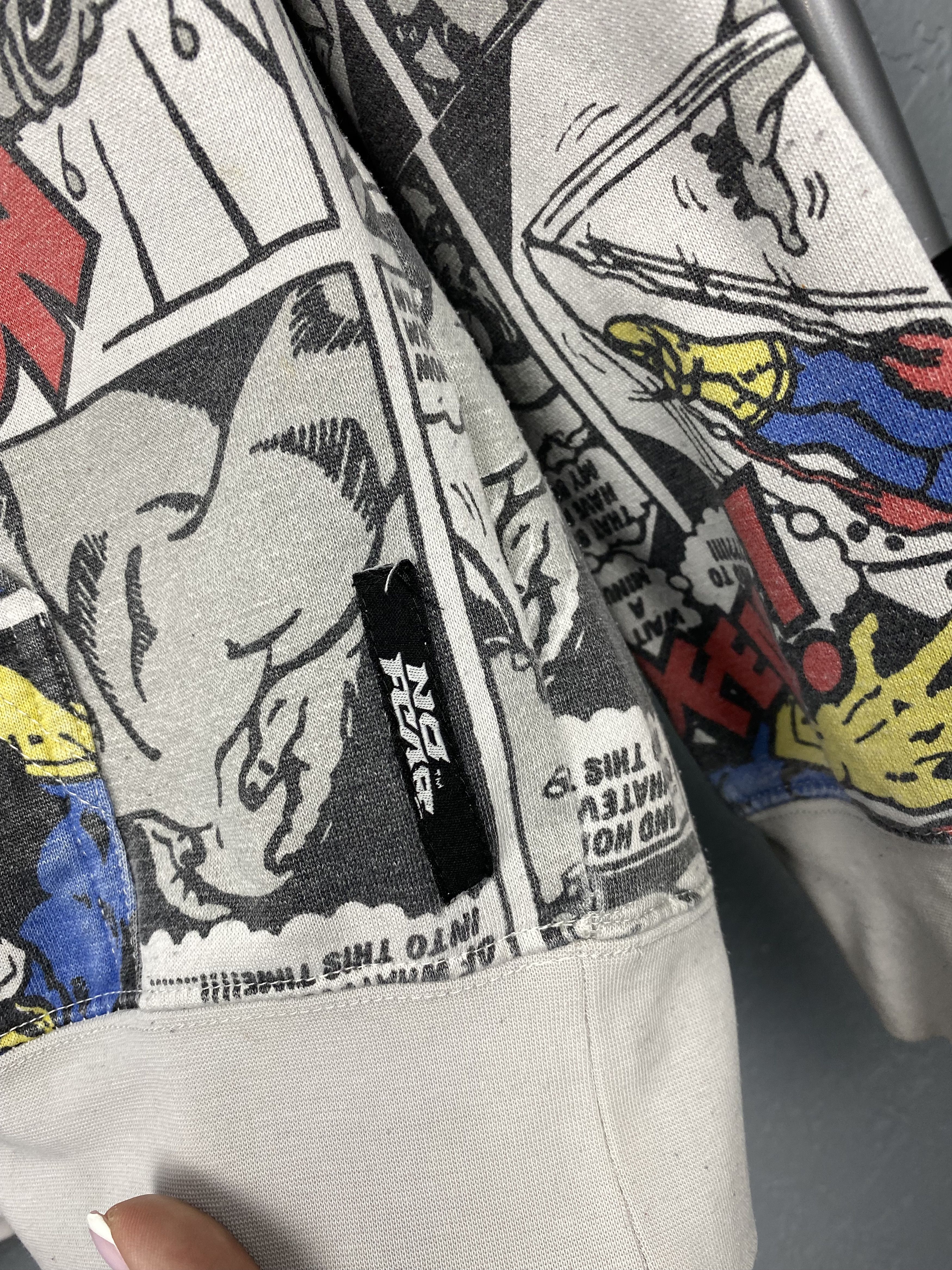 No Fear × Vintage No Fear 90s Vintage COMIX Graphic Hoodie Size US L / EU 52-54 / 3 - 4 Thumbnail