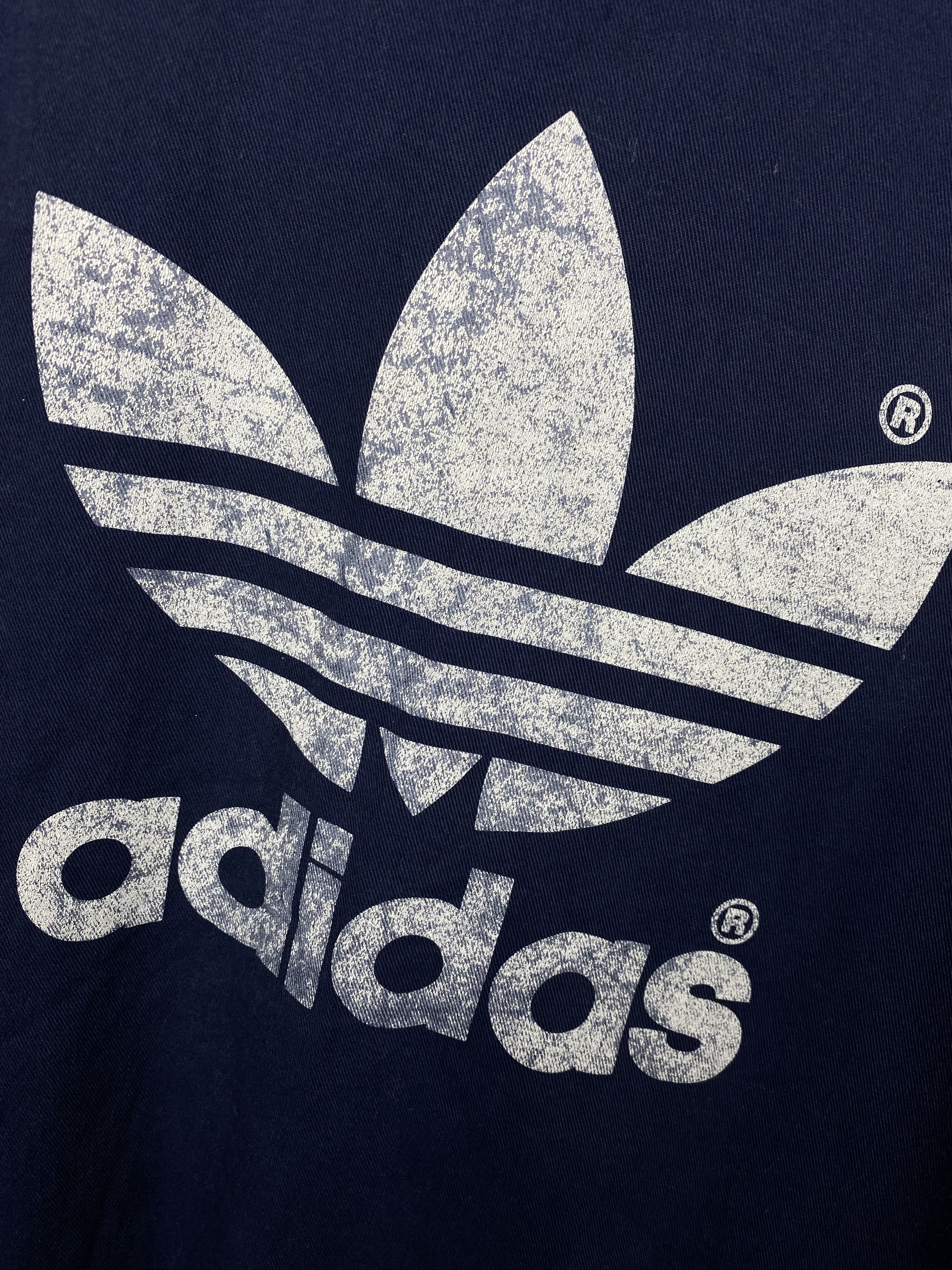 Adidas Adidas 90s Vintage Washed Mens Anorak Jacket Size US L / EU 52-54 / 3 - 10 Thumbnail