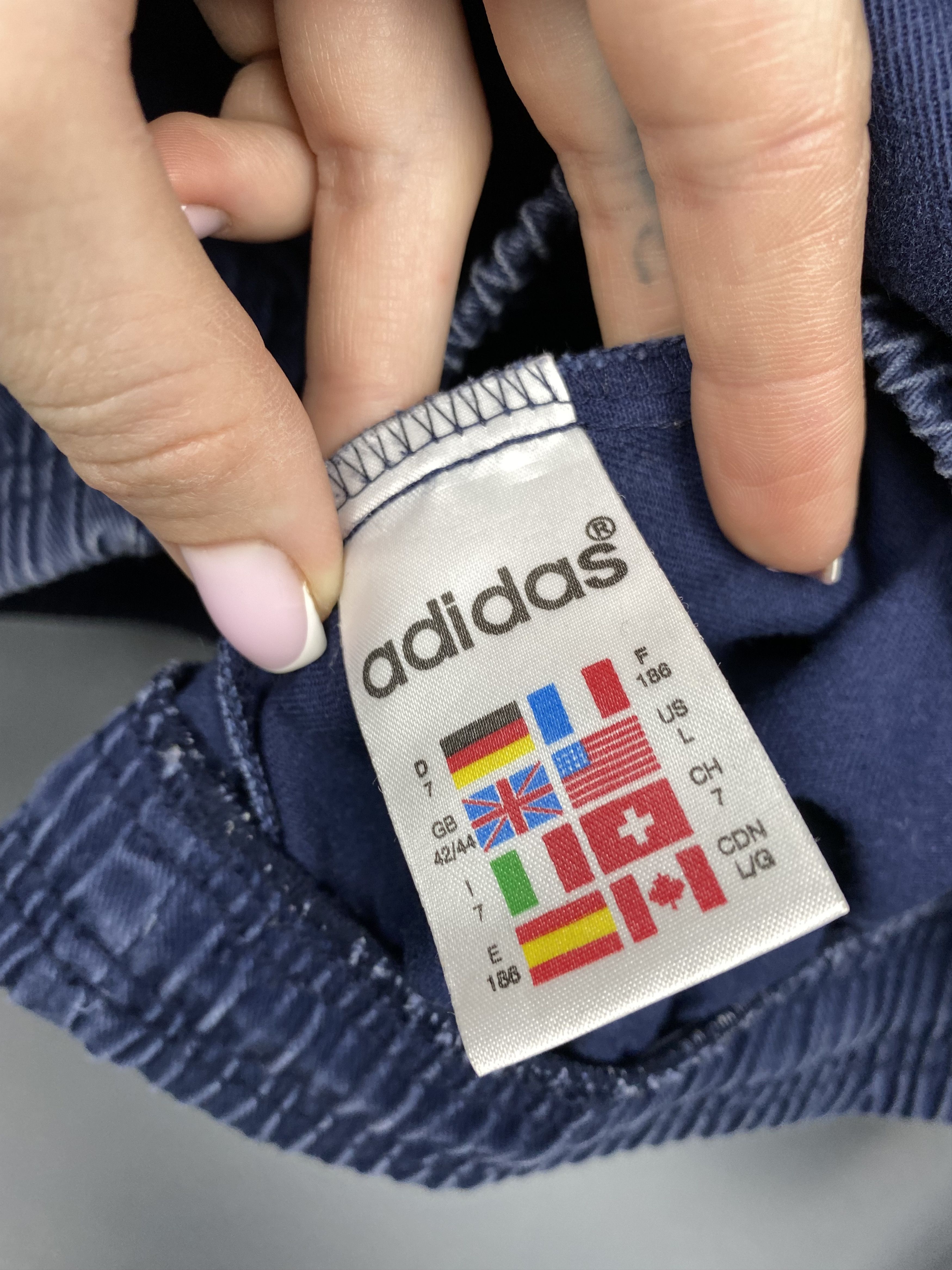Adidas Adidas 90s Vintage Washed Mens Anorak Jacket Size US L / EU 52-54 / 3 - 6 Thumbnail