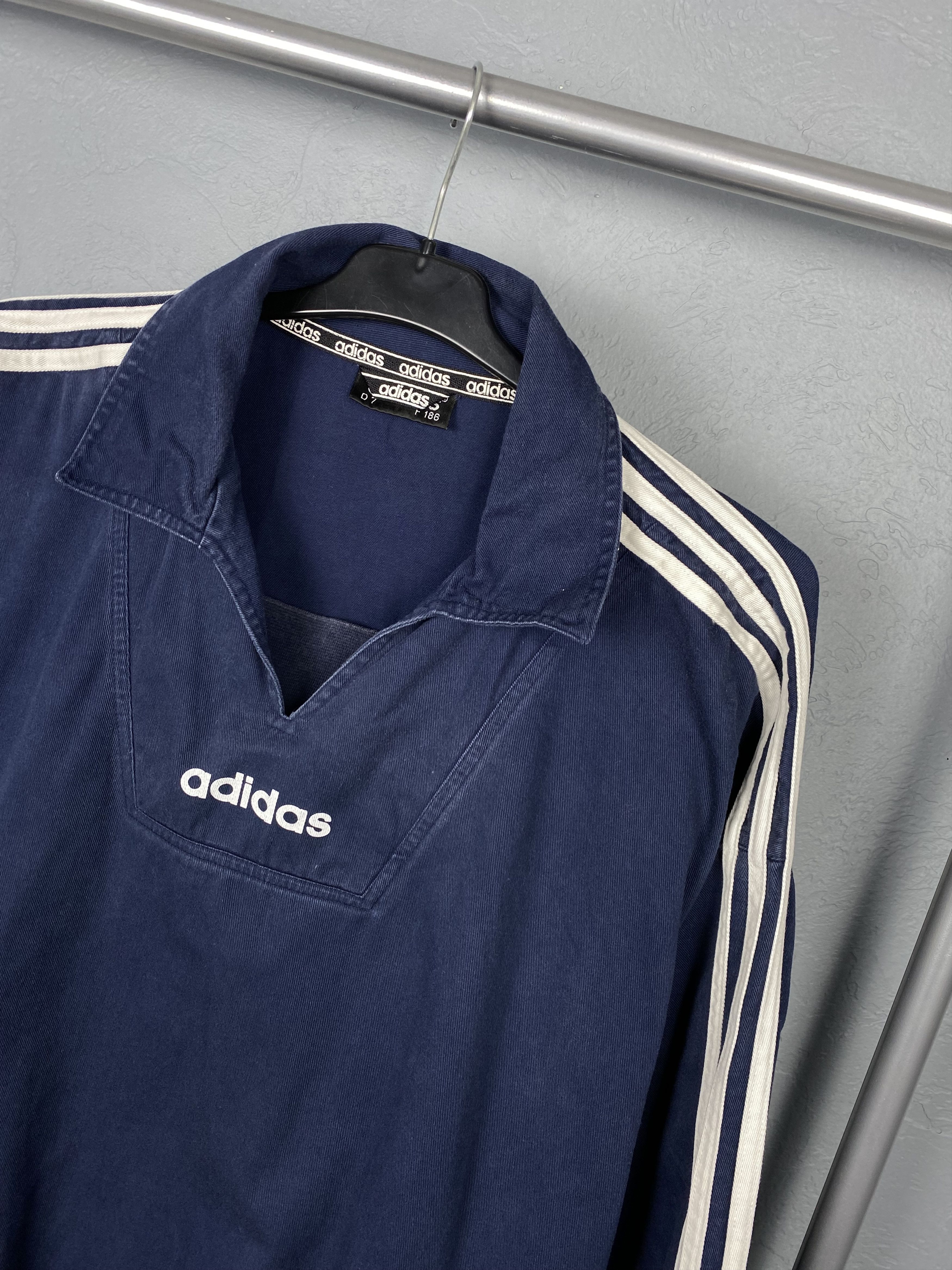 Adidas Adidas 90s Vintage Washed Mens Anorak Jacket Size US L / EU 52-54 / 3 - 2 Thumbnail