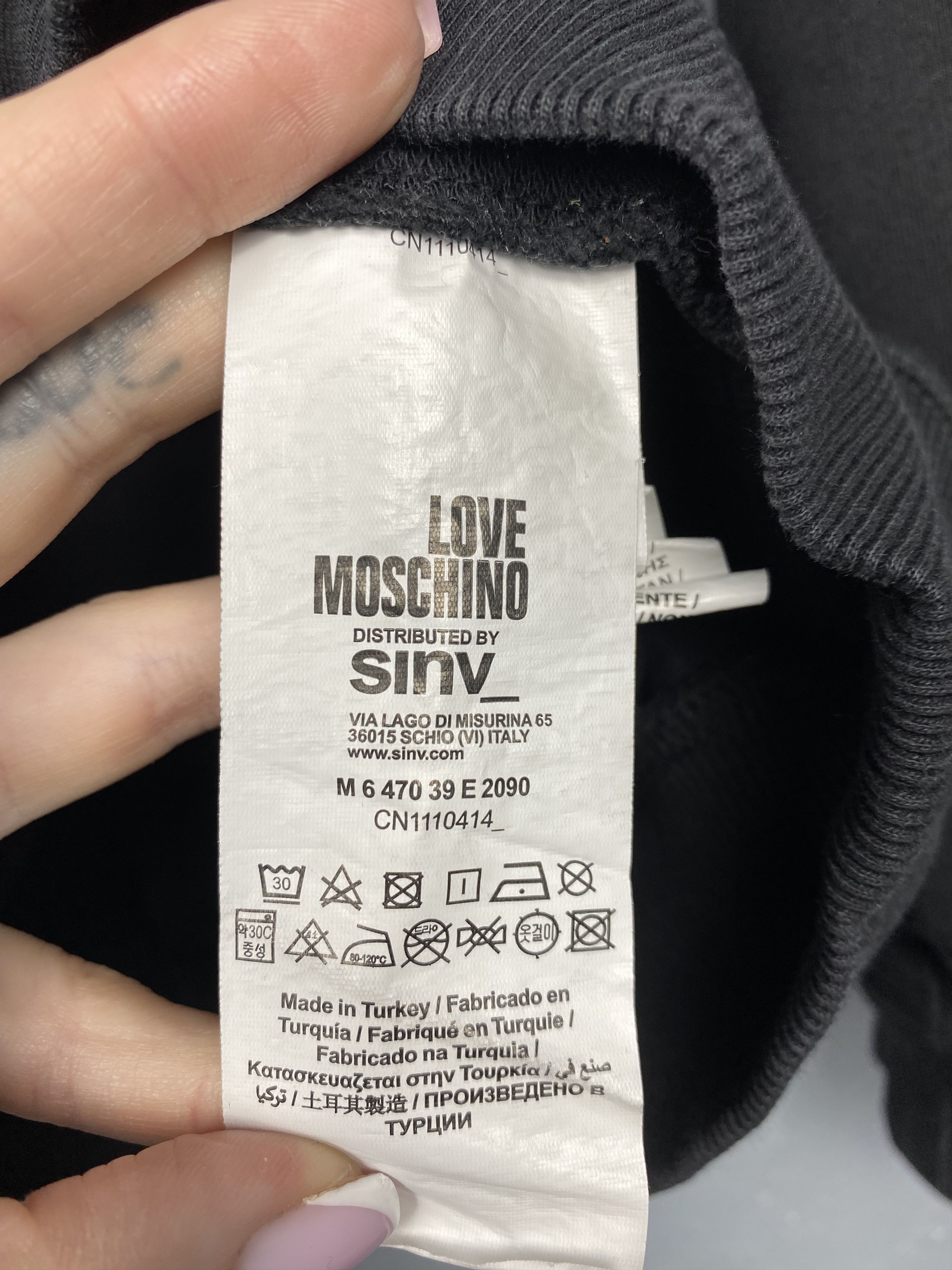 Moschino Love Moschino Vintage Mens Big Logo Sweatshirt Size US M / EU 48-50 / 2 - 5 Thumbnail
