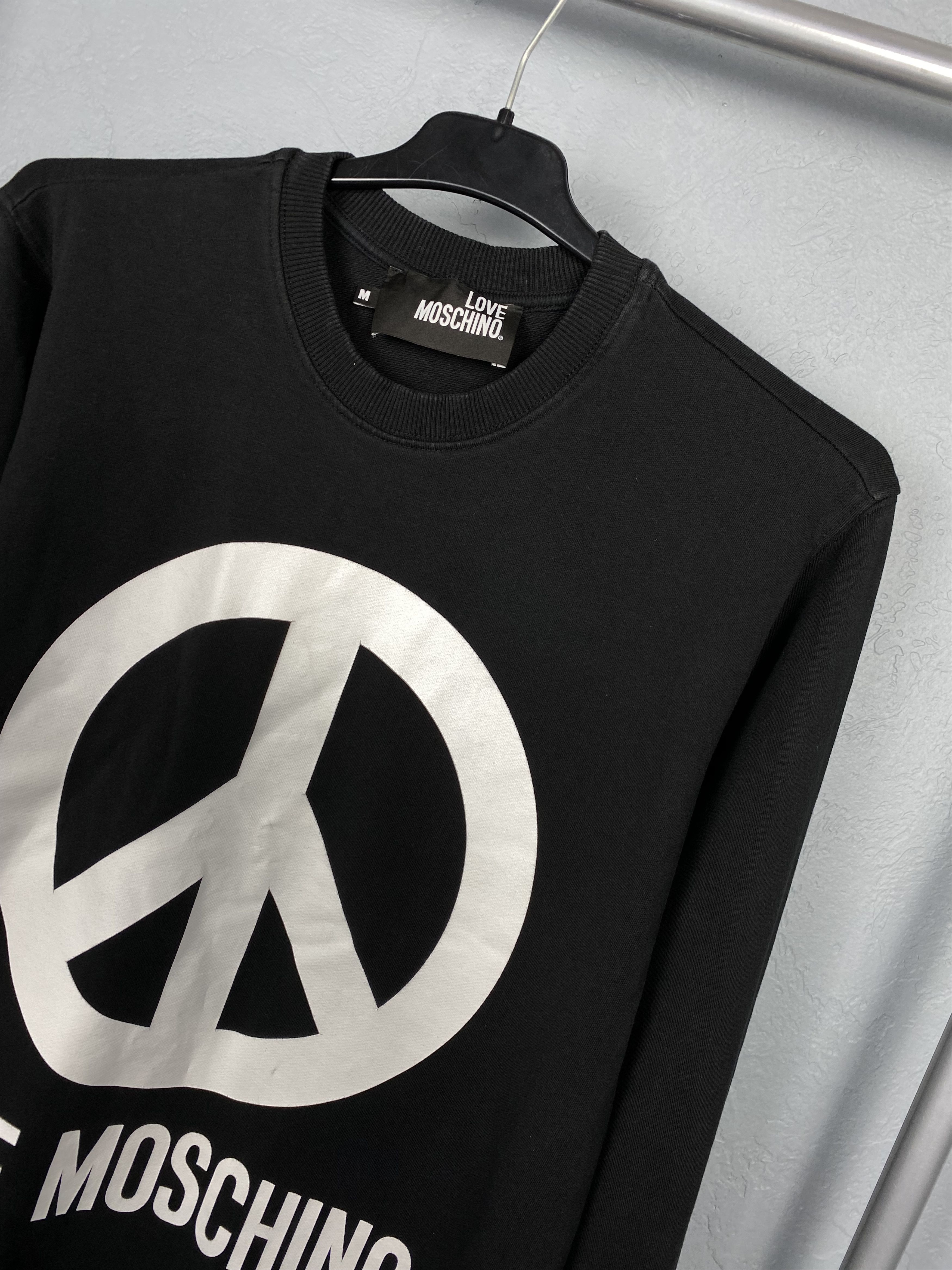 Moschino Love Moschino Vintage Mens Big Logo Sweatshirt Size US M / EU 48-50 / 2 - 2 Thumbnail
