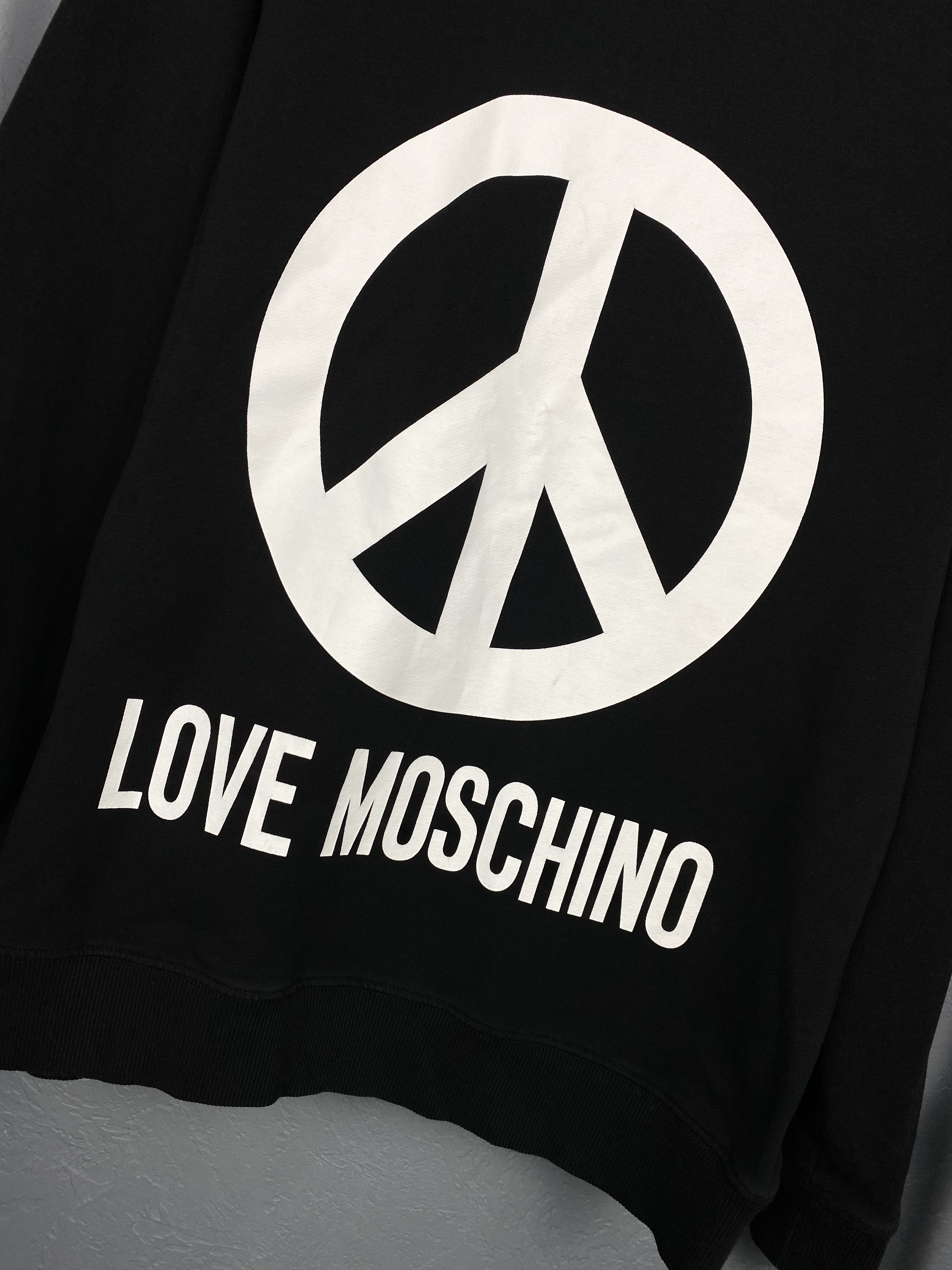 Moschino Love Moschino Vintage Mens Big Logo Sweatshirt Size US M / EU 48-50 / 2 - 3 Thumbnail