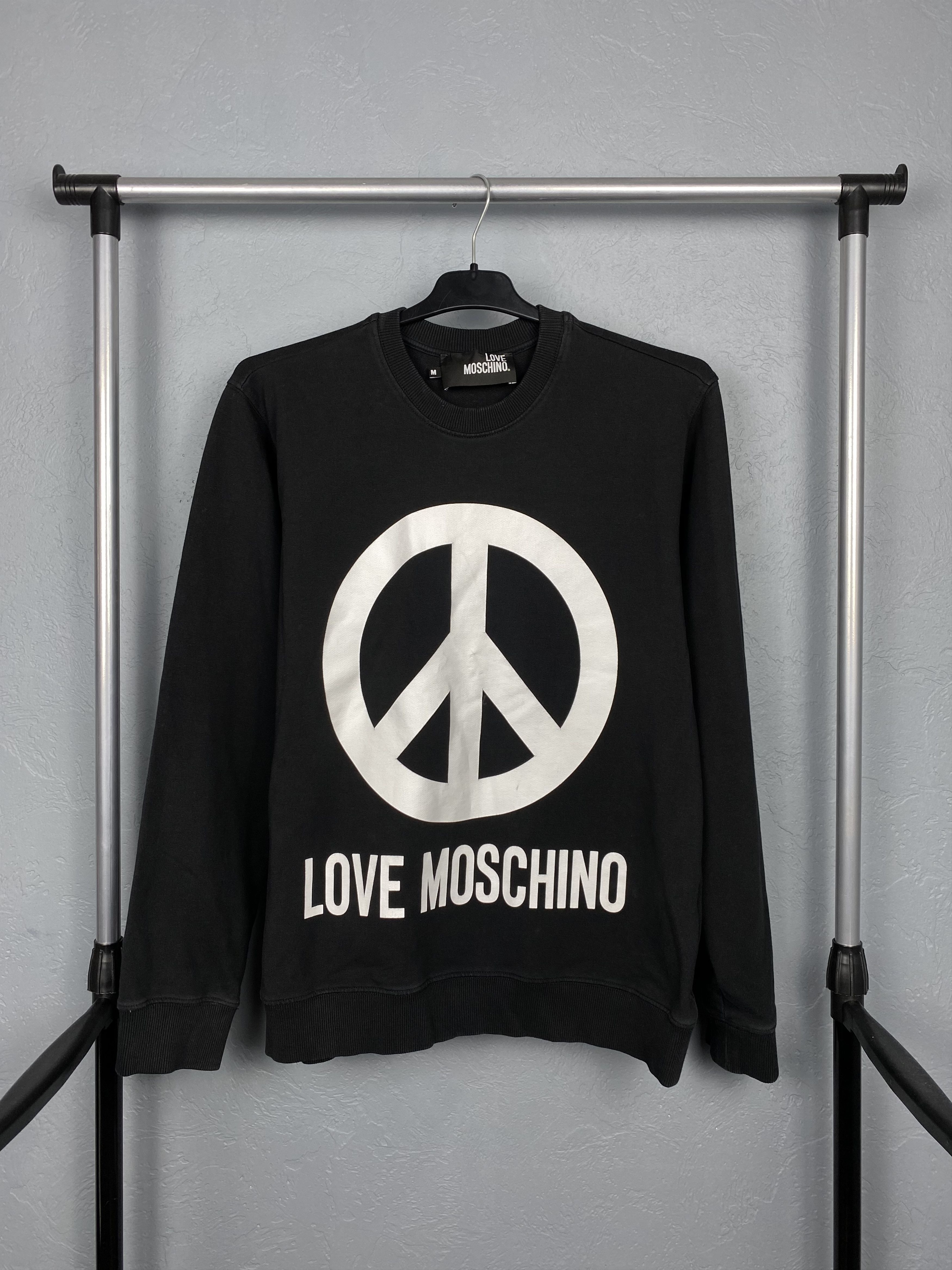 Moschino Love Moschino Vintage Mens Big Logo Sweatshirt Size US M / EU 48-50 / 2 - 1 Thumbnail