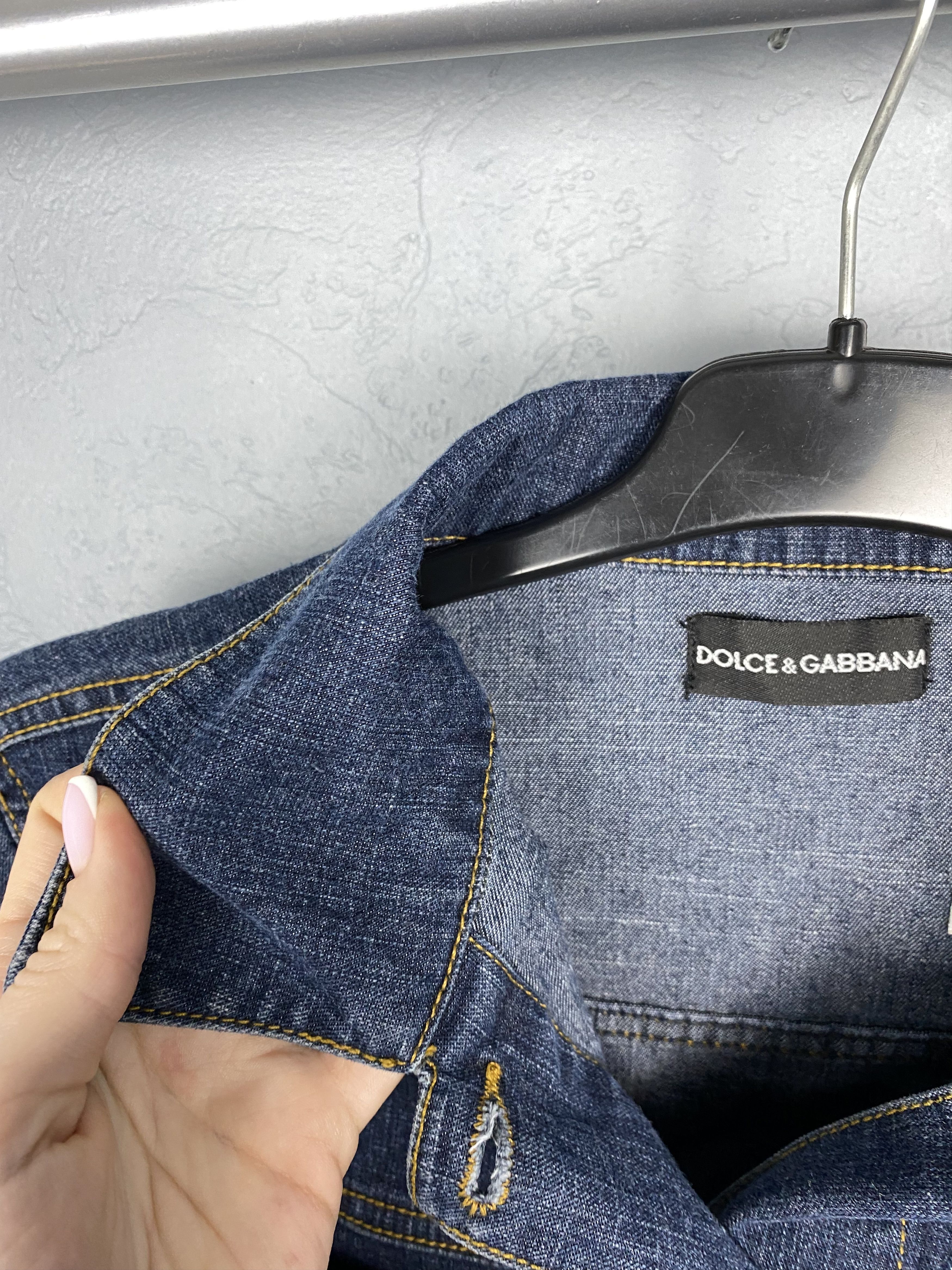 Dolce & Gabbana Dolce & Gabbana Womens Denim Jacket Size L / US 10 / IT 46 - 6 Thumbnail
