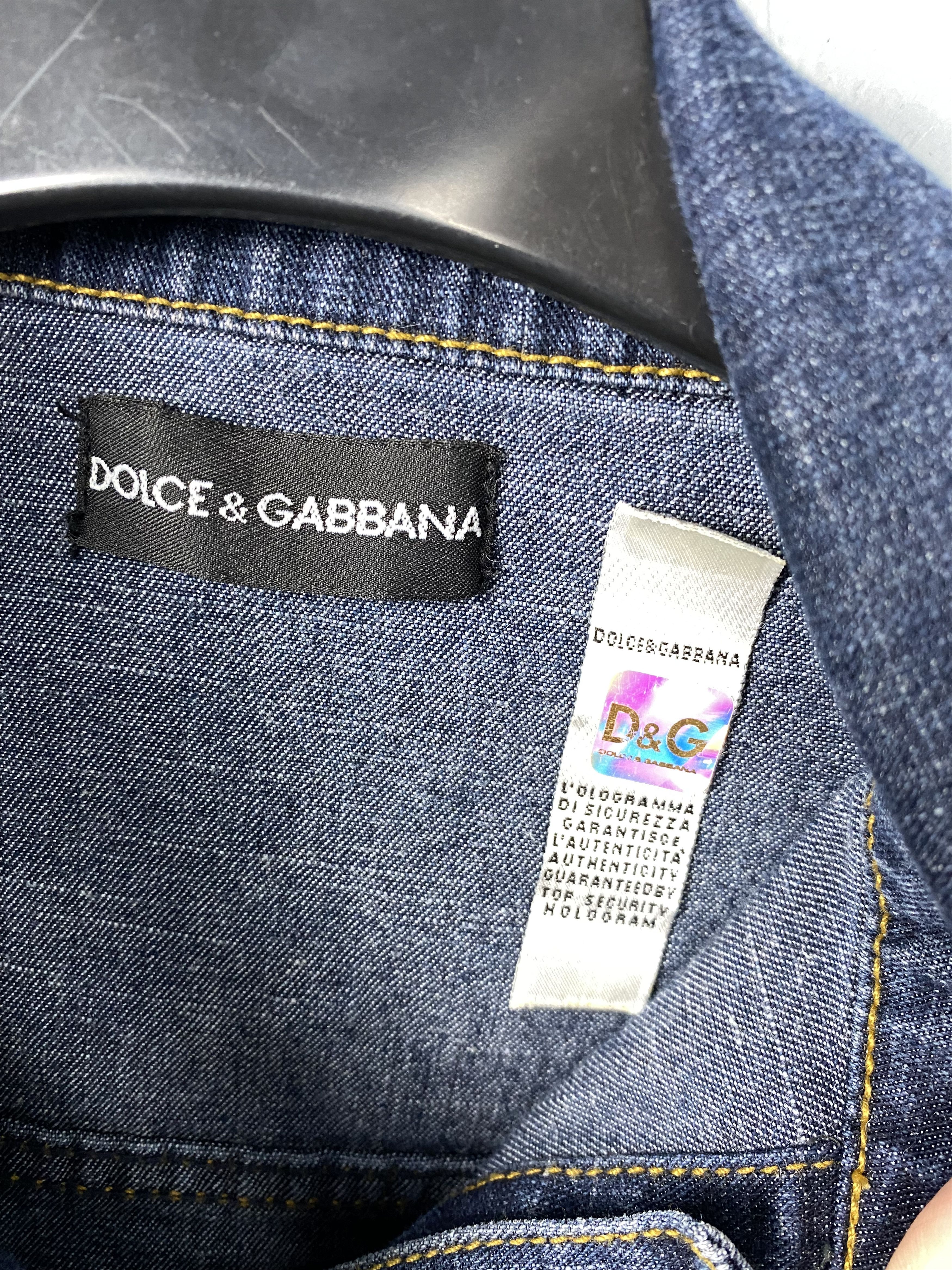 Dolce & Gabbana Dolce & Gabbana Womens Denim Jacket Size L / US 10 / IT 46 - 5 Thumbnail