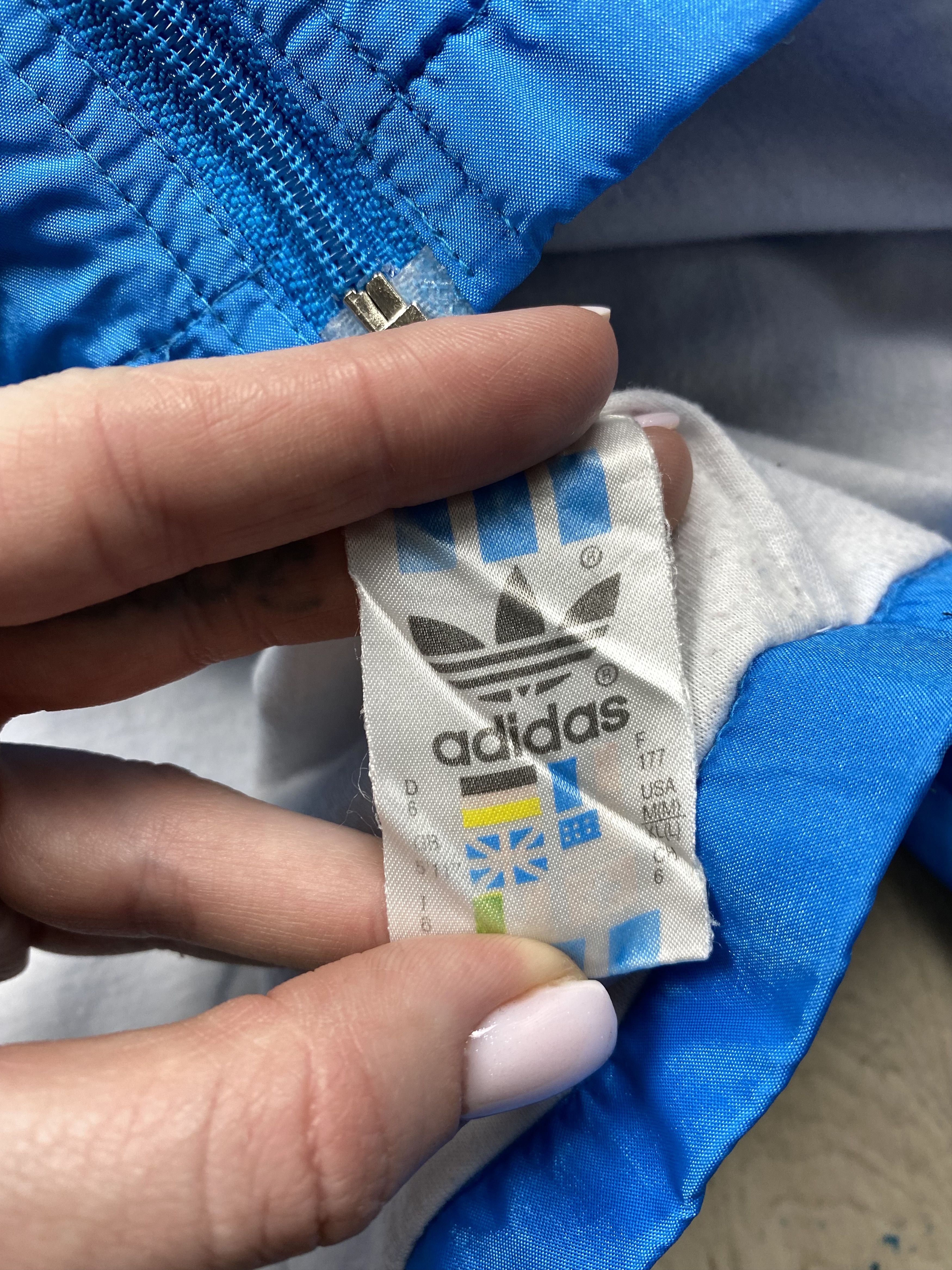 Adidas ADIDAS 90s Vintage Mens Nylon Track Suit Jacket + Pants Size US 36 / EU 52 - 7 Thumbnail