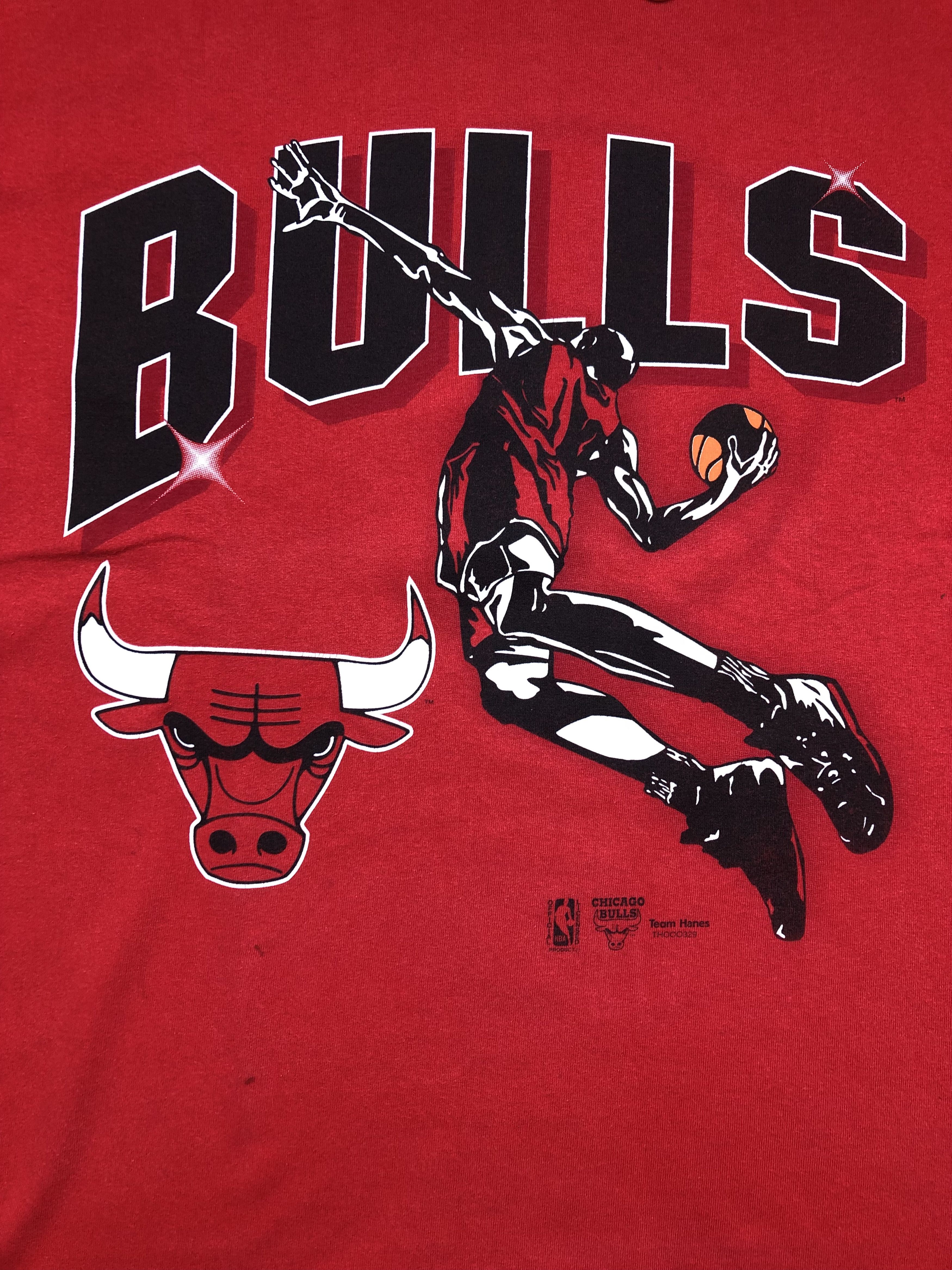 NBA Vintage 90's Chicago Bulls Tee Shirt Rare NBA Y2K Hype Size US L / EU 52-54 / 3 - 7 Thumbnail