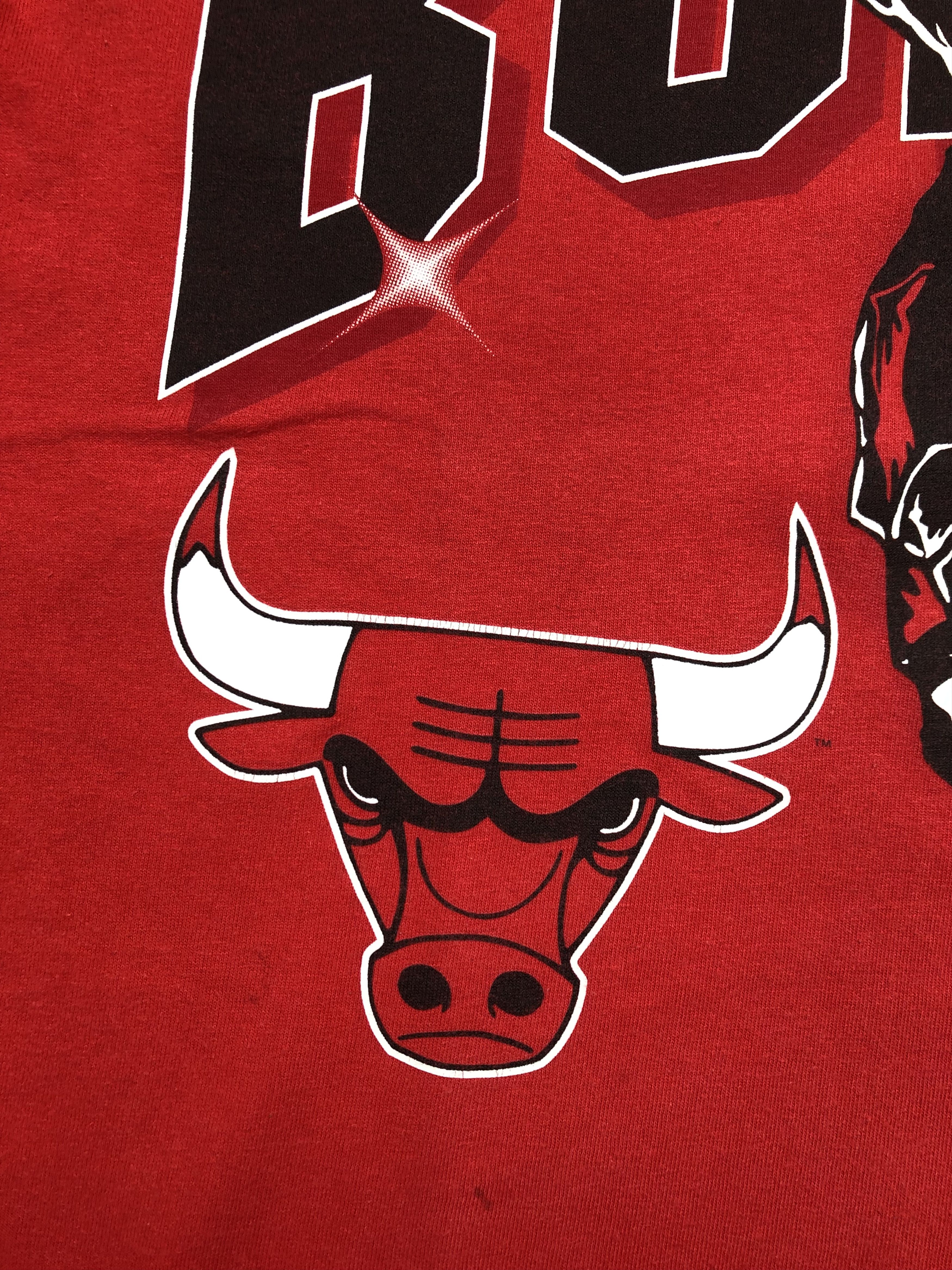 NBA Vintage 90's Chicago Bulls Tee Shirt Rare NBA Y2K Hype Size US L / EU 52-54 / 3 - 3 Thumbnail