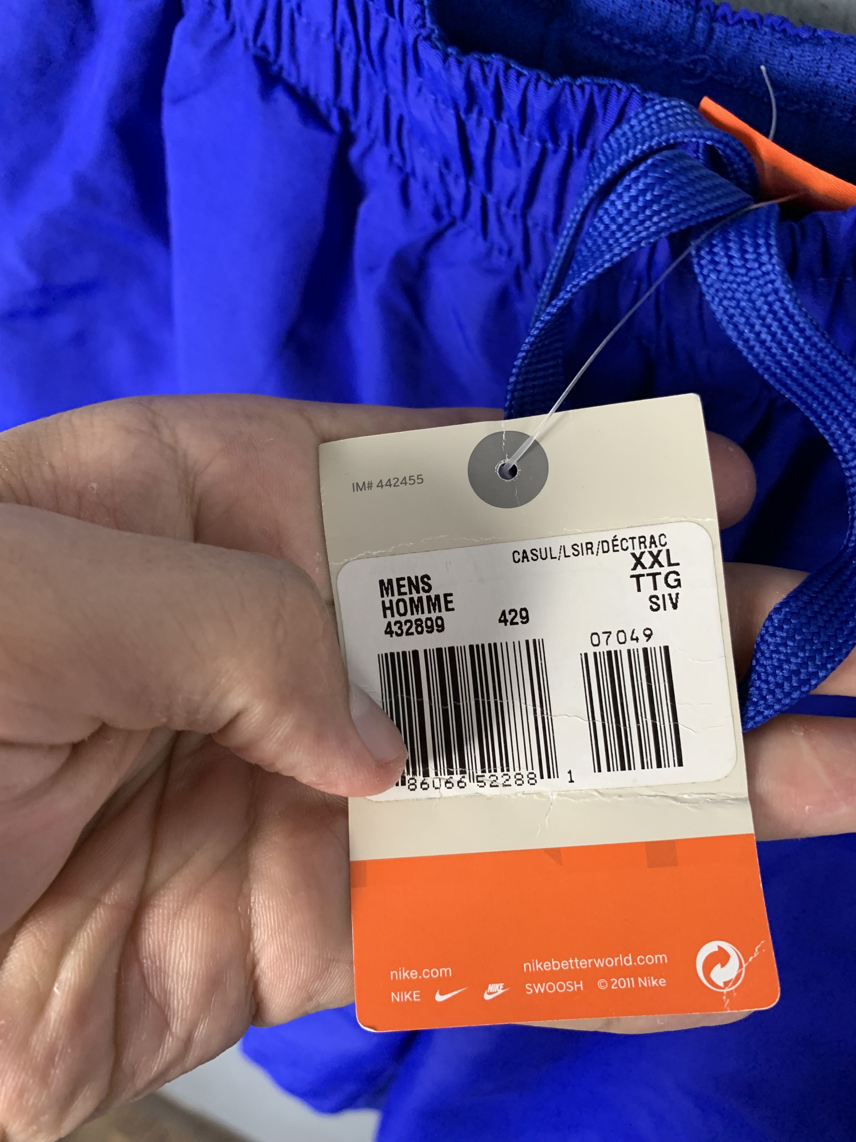 Nike × Vintage NEW Nike Nylon Mens Shorts Size US 38 / EU 54 - 4 Thumbnail