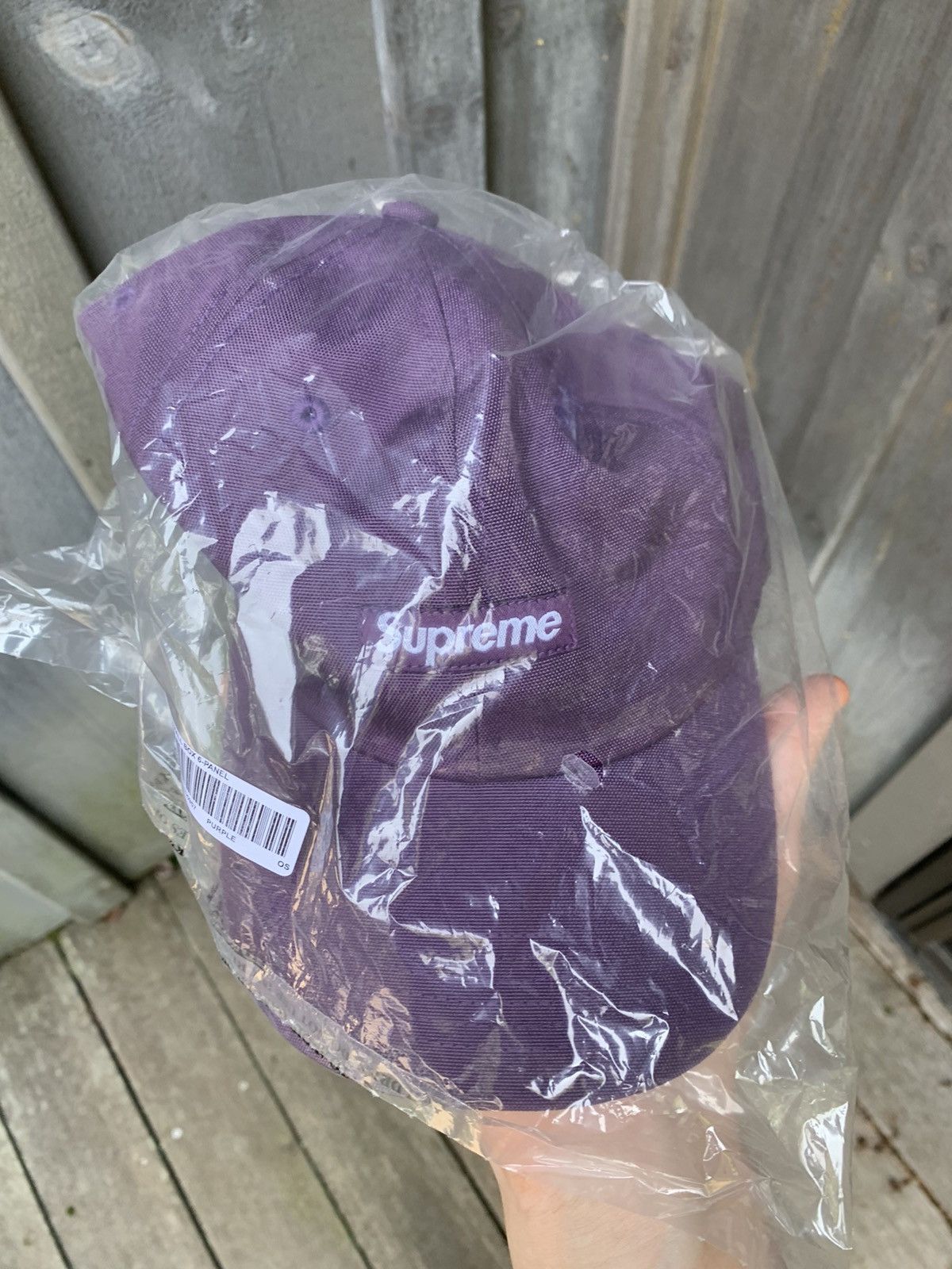 Supreme Supreme Cordura Small Box Logo 6 Panel Cap Dusty Purple 