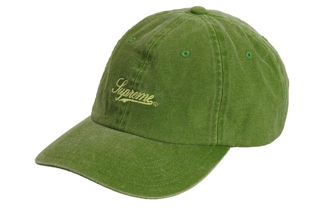 Supreme Supreme Pigment Script Logo 6 Panel Cap Green Size ONE SIZE - 2 Thumbnail