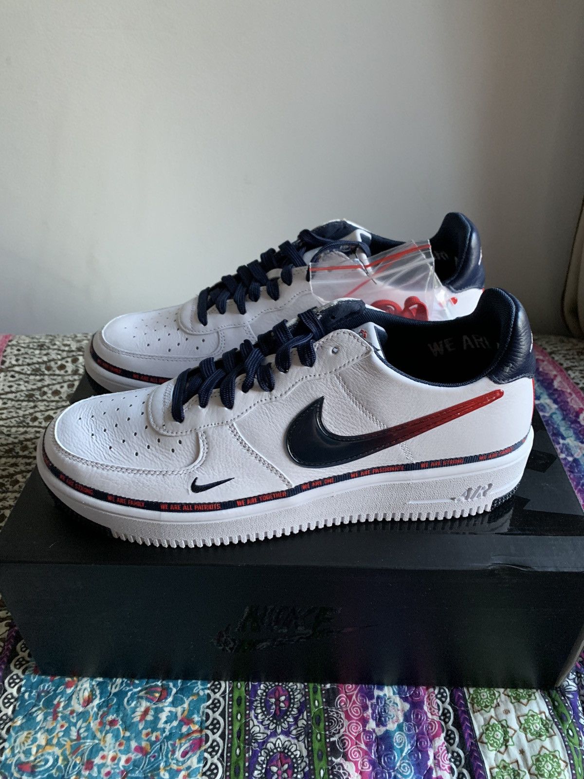NFL × Nike Nike Air Force 1 Ultraforce New England Patriots Size US 10 / EU 43 - 5 Thumbnail