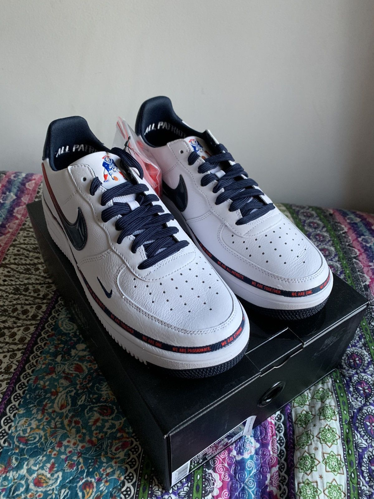 NFL × Nike Nike Air Force 1 Ultraforce New England Patriots Size US 10 / EU 43 - 3 Thumbnail