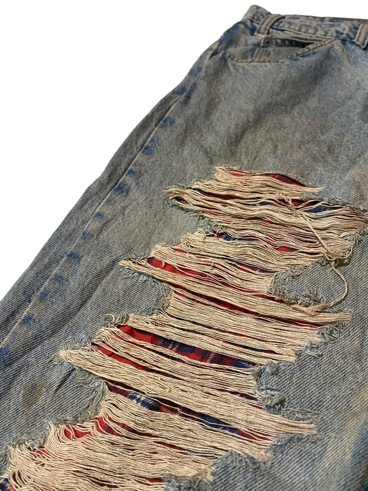 Levi's Vintage Clothing Vintage Levi’s 505 Orange Tag Distressed Denim Size US 33 - 8 Thumbnail