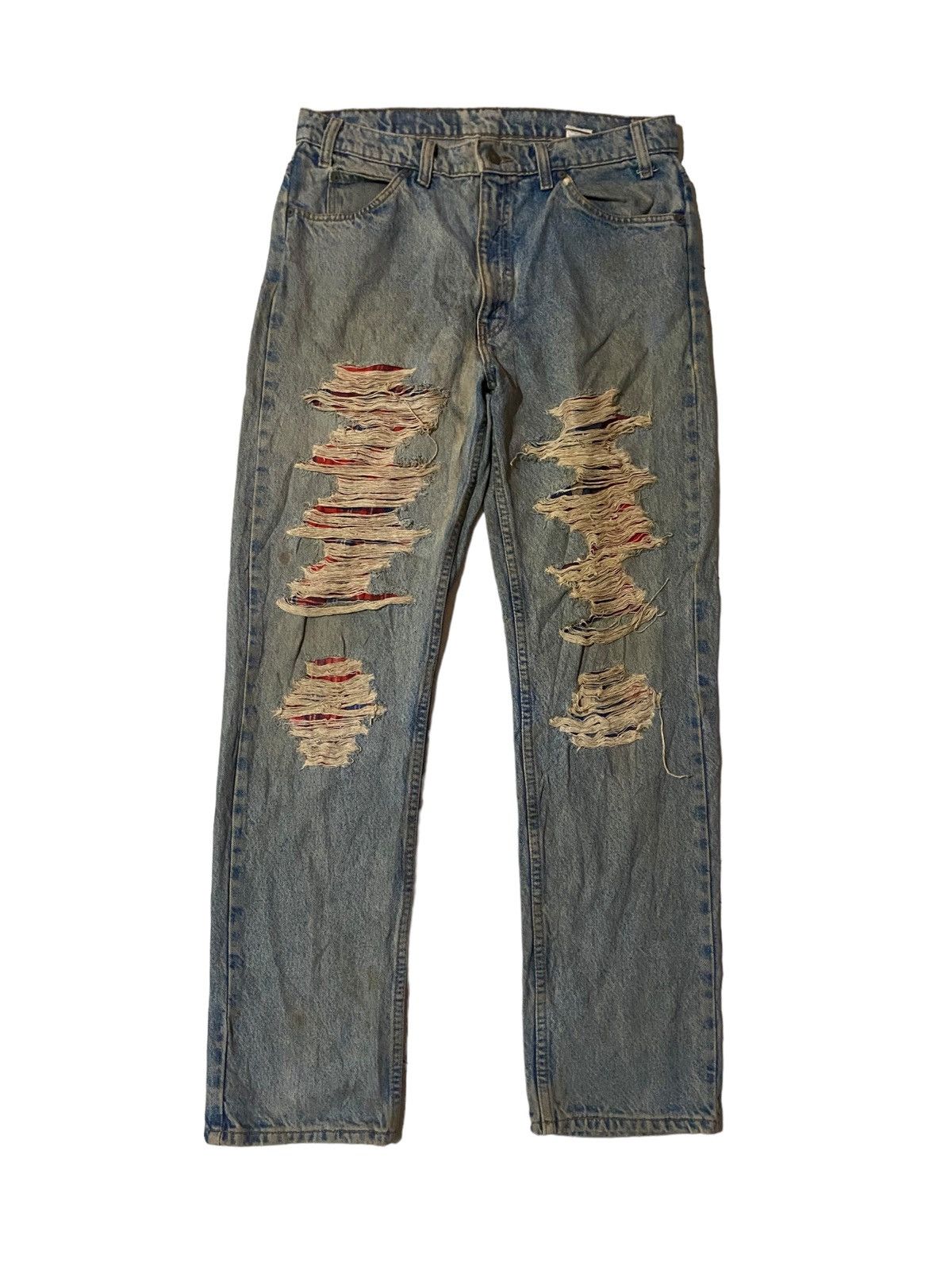 Levi's Vintage Clothing Vintage Levi’s 505 Orange Tag Distressed Denim Size US 33 - 1 Thumbnail