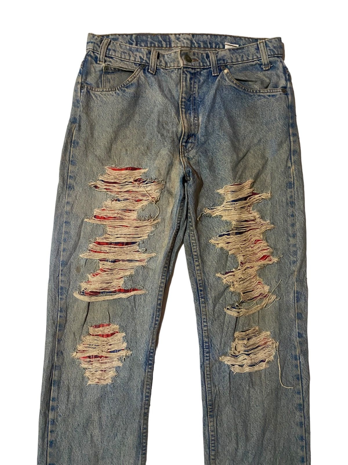 Levi's Vintage Clothing Vintage Levi’s 505 Orange Tag Distressed Denim Size US 33 - 5 Thumbnail
