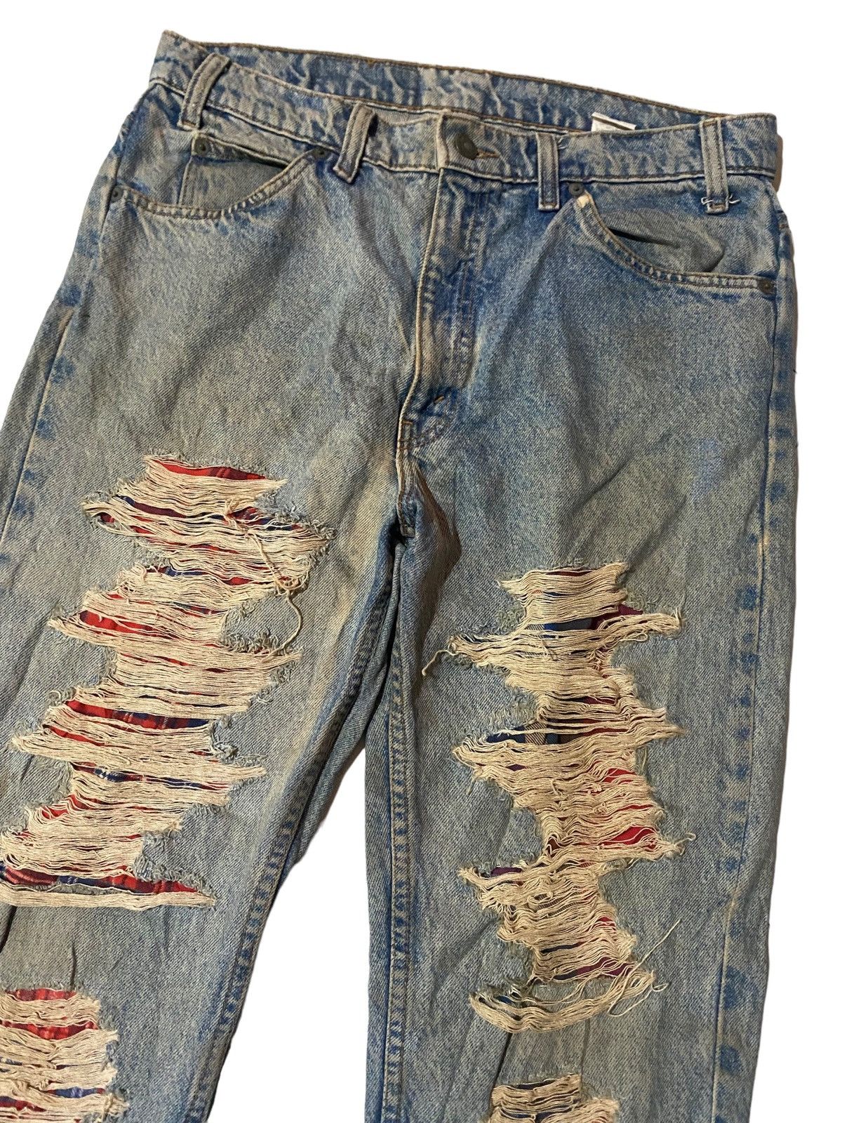 Levi's Vintage Clothing Vintage Levi’s 505 Orange Tag Distressed Denim Size US 33 - 2 Thumbnail