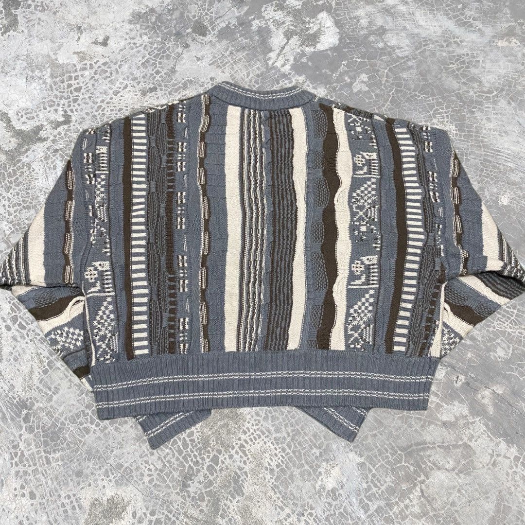 Other Vintage Coogi Style Multi Grey Crop Top Size L / US 10 / IT 46 - 2 Thumbnail