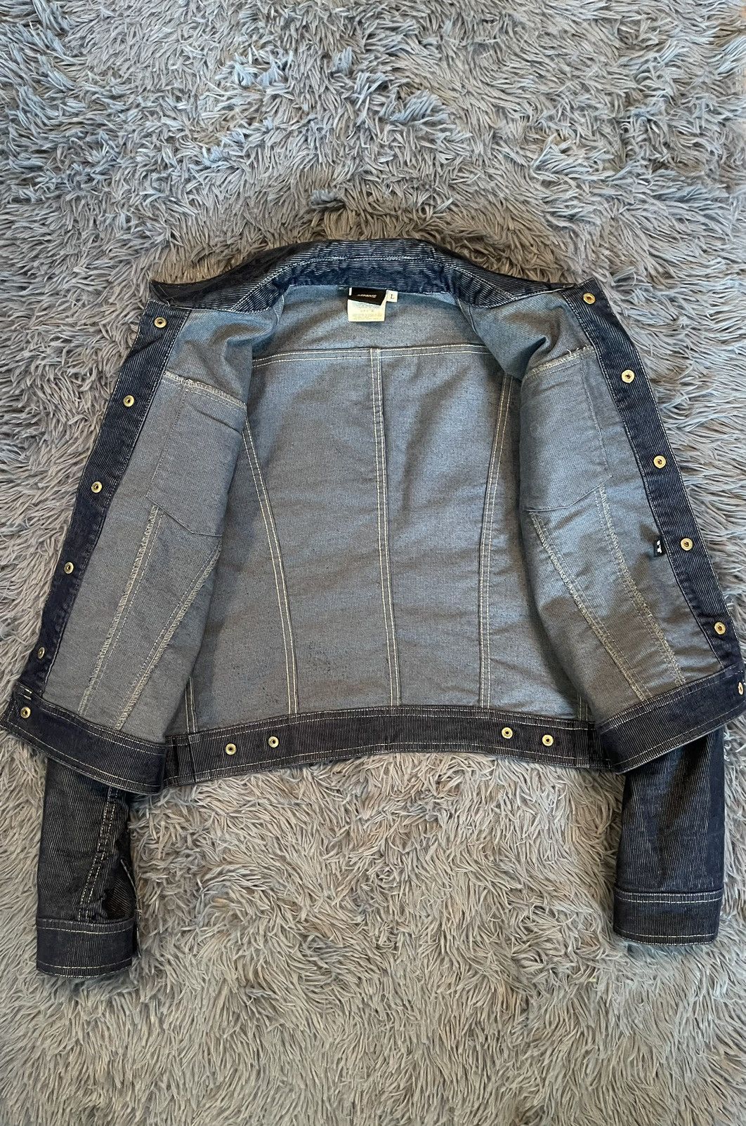 Versace × Vintage Versace 90s vintage Medusa buttons corduroy jacket Size L / US 10 / IT 46 - 13 Thumbnail